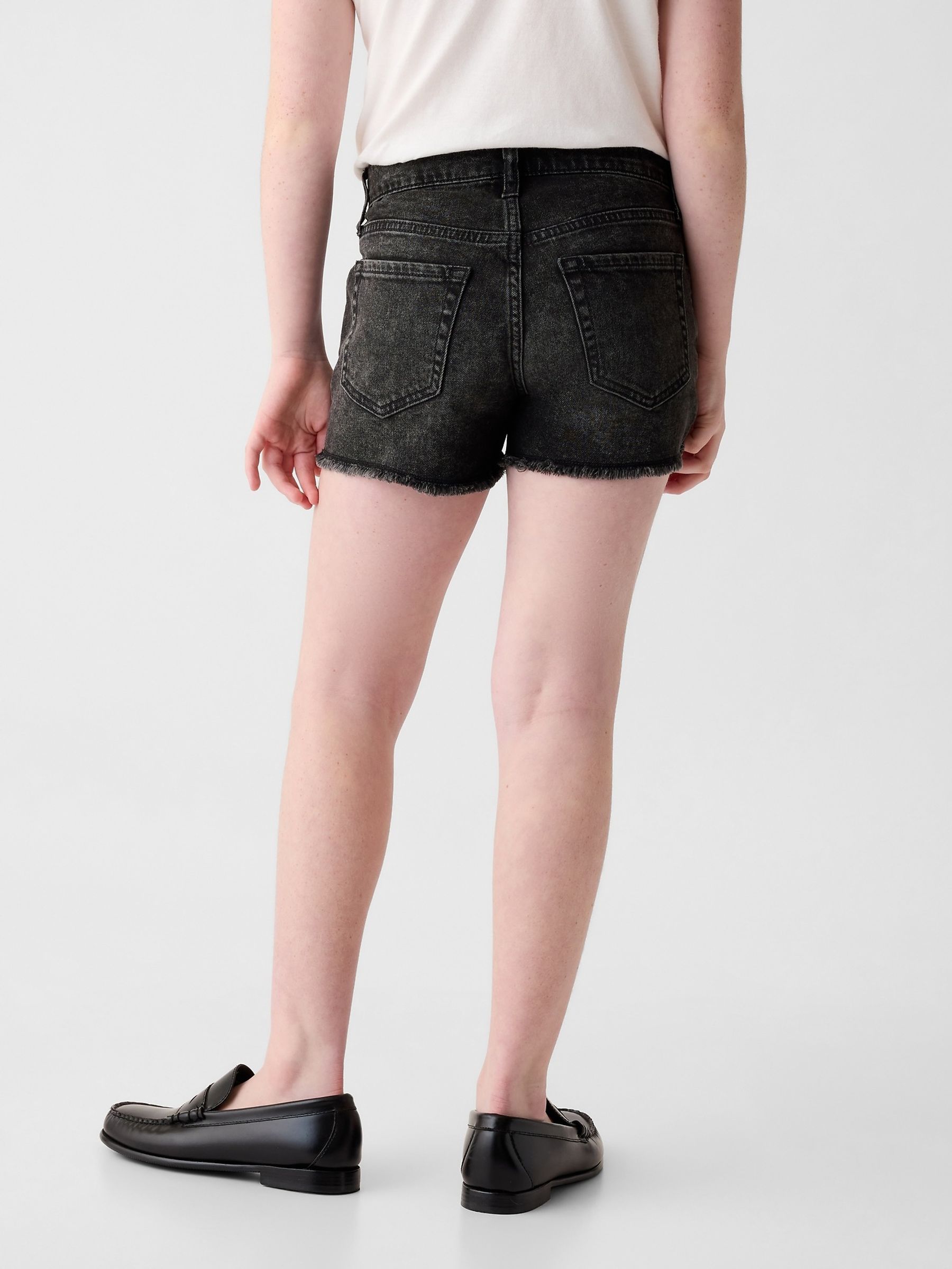 Black Low Rise Stride Shorts (6-13yrs) - Image 2 of 3