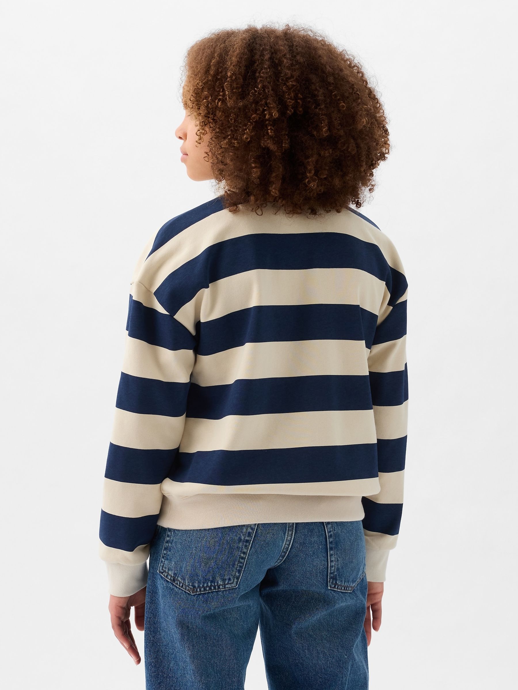 Blue Logo Polo Sweatshirt (4-13yrs) - Image 2 of 3