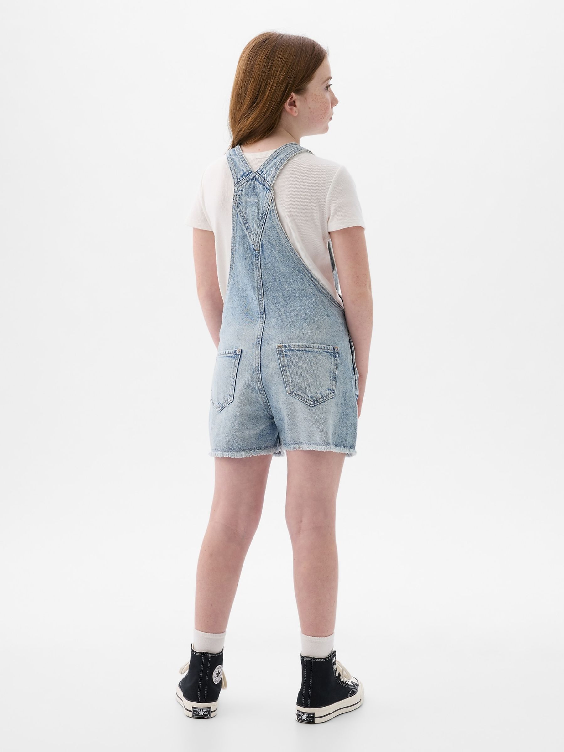 Blue Denim Dungarees (6-13yrs) - Image 2 of 2