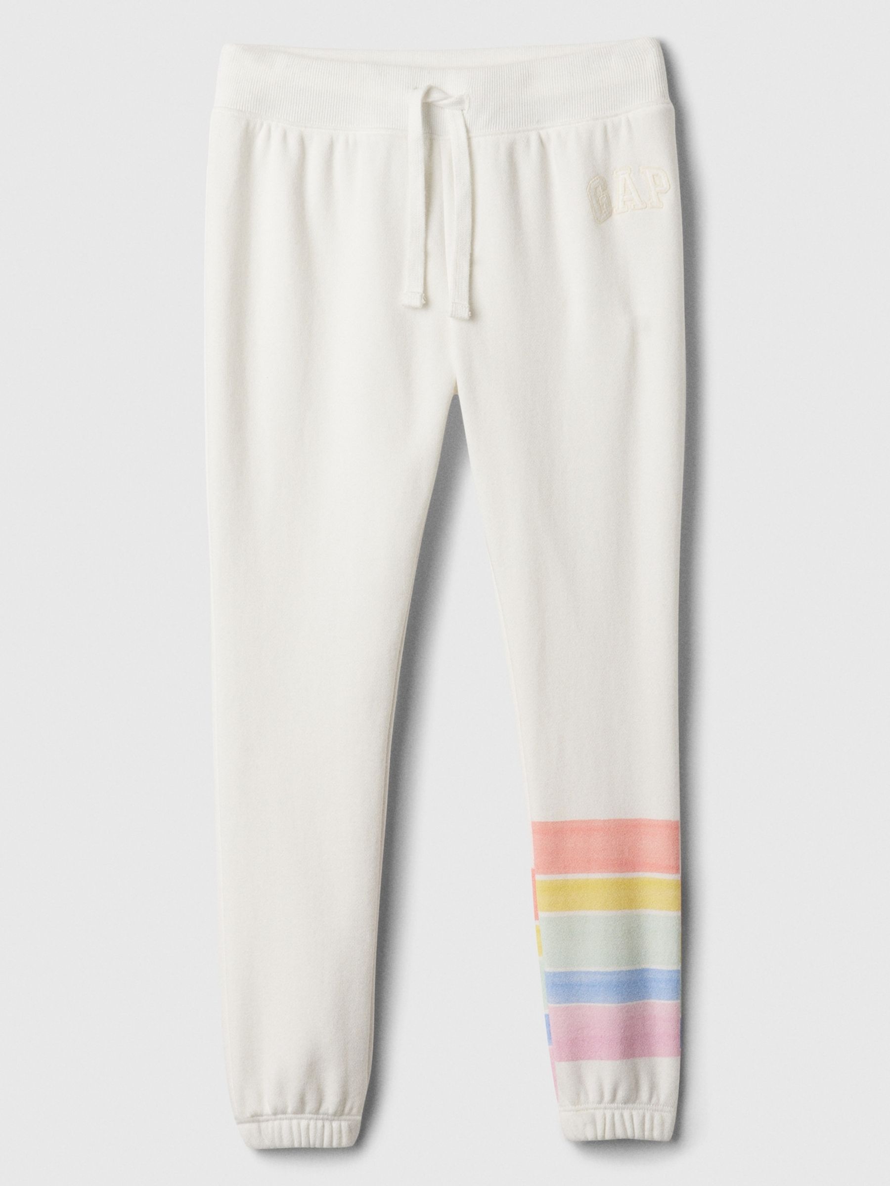 White Logo Joggers (4-13yrs) - Image 1 of 1