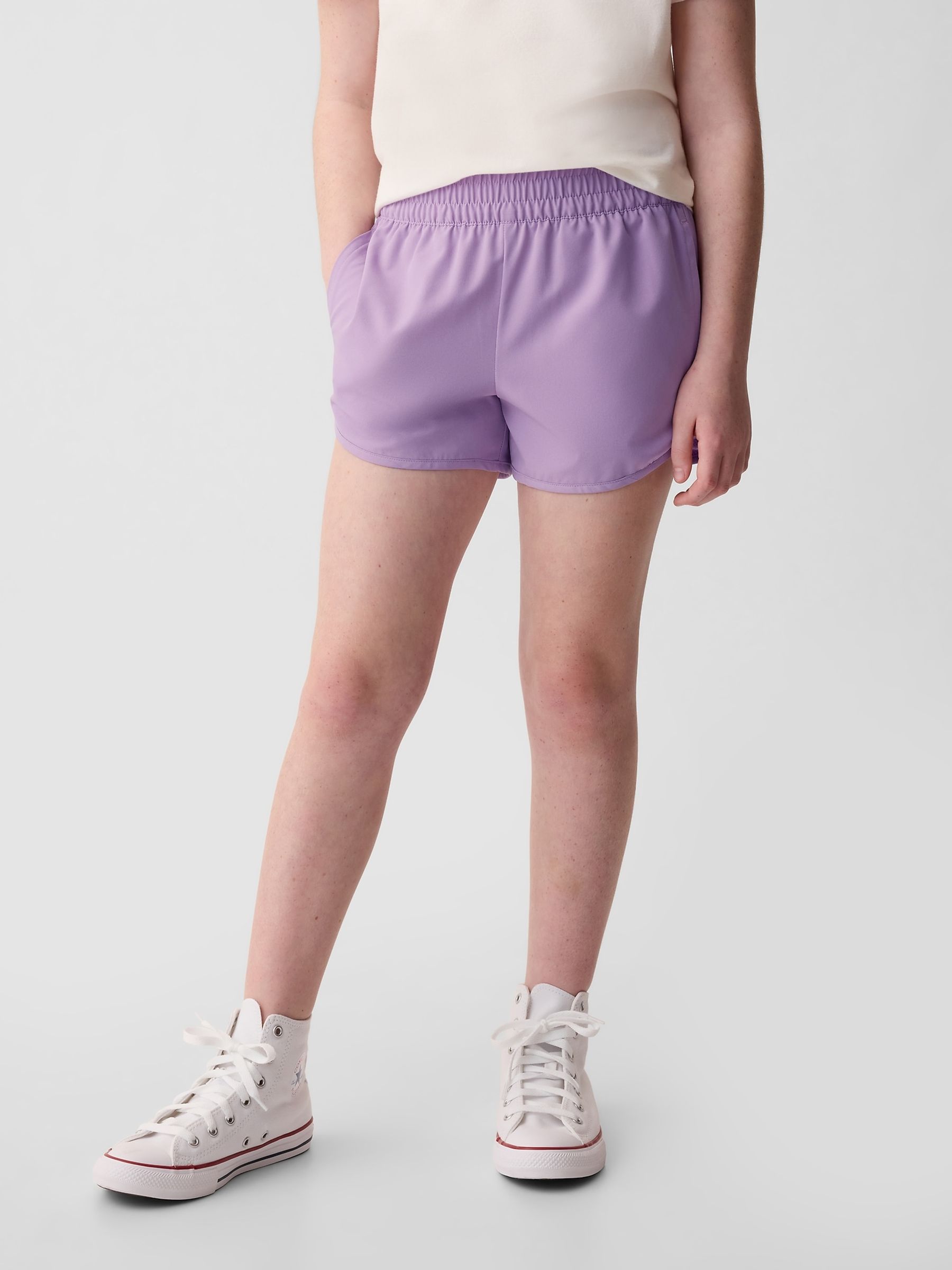 Purple Lined Running Shorts (4-13yrs) - Image 1 of 1