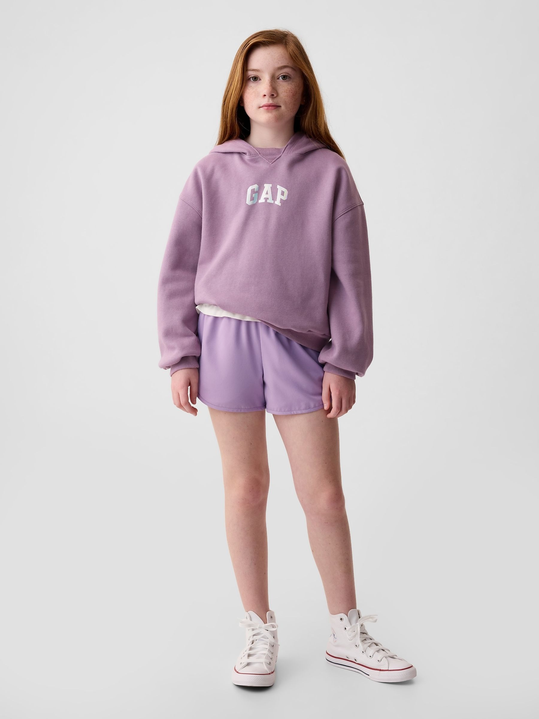 Purple Lined Running Shorts (4-13yrs) - Image 3 of 4