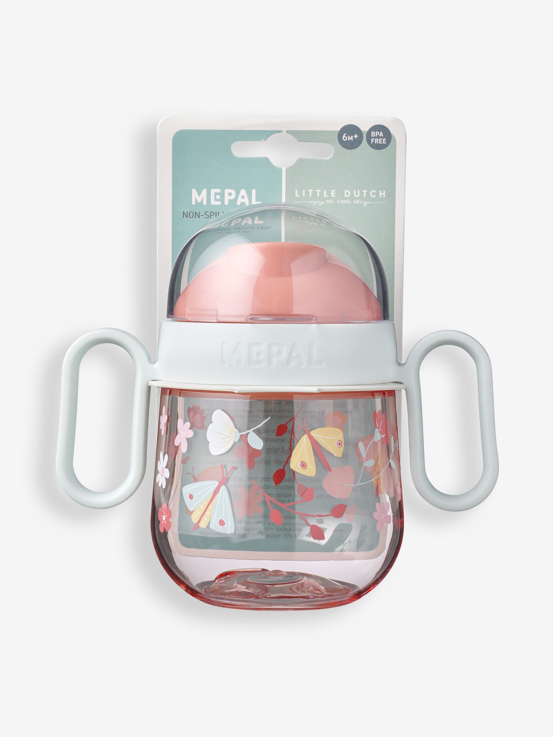 Little Dutch Non Spill Sippy Cup 200ml  Flowers and Butterflies - Image 3 of 3