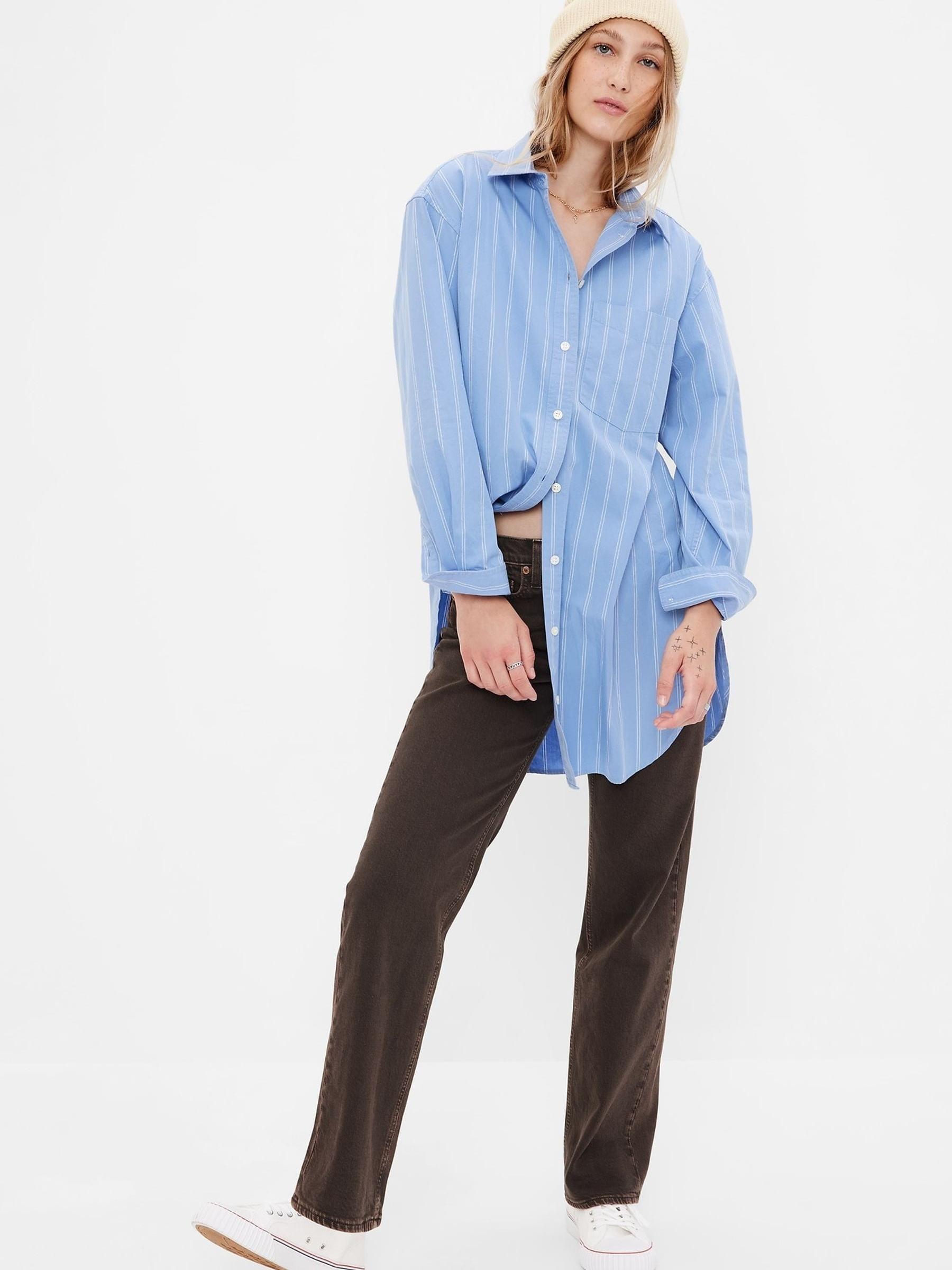 Brown Mid Rise '90s Loose Fit Jeans - Image 1 of 4