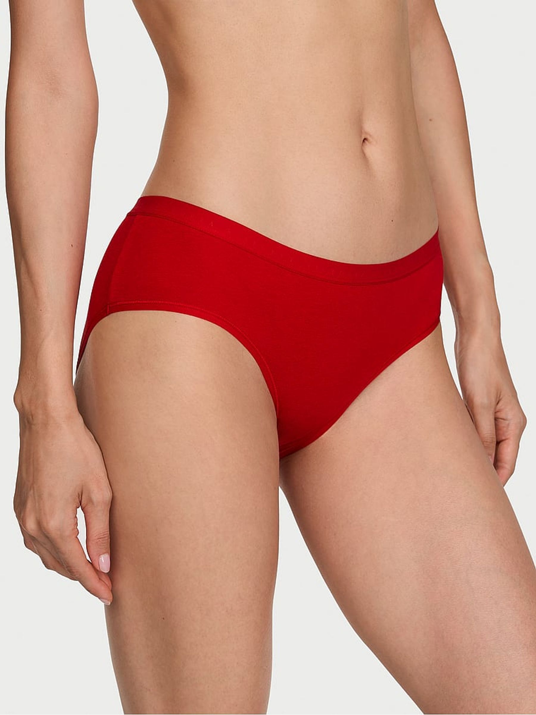 Lipstick Red Hipster Knickers - Image 1 of 2 Lipstick Red Hipster Knickers - Image 1 of 2