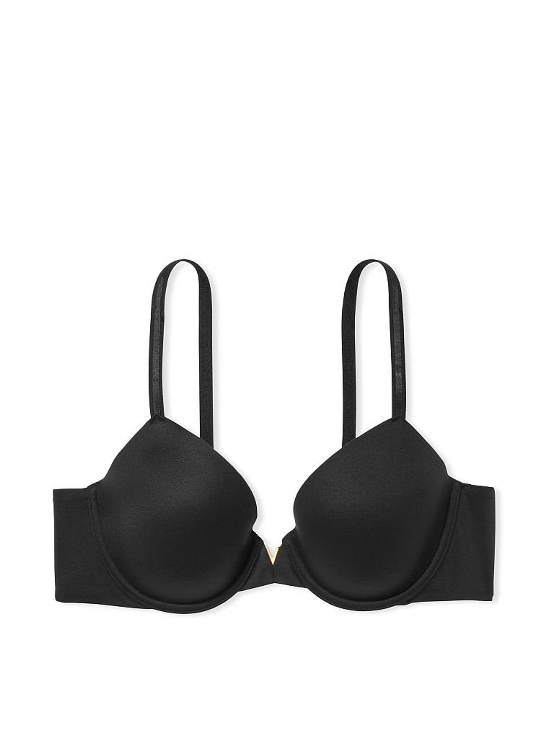 Black Smooth Lightly Lined Full Cup Bra - Image 3 of 4