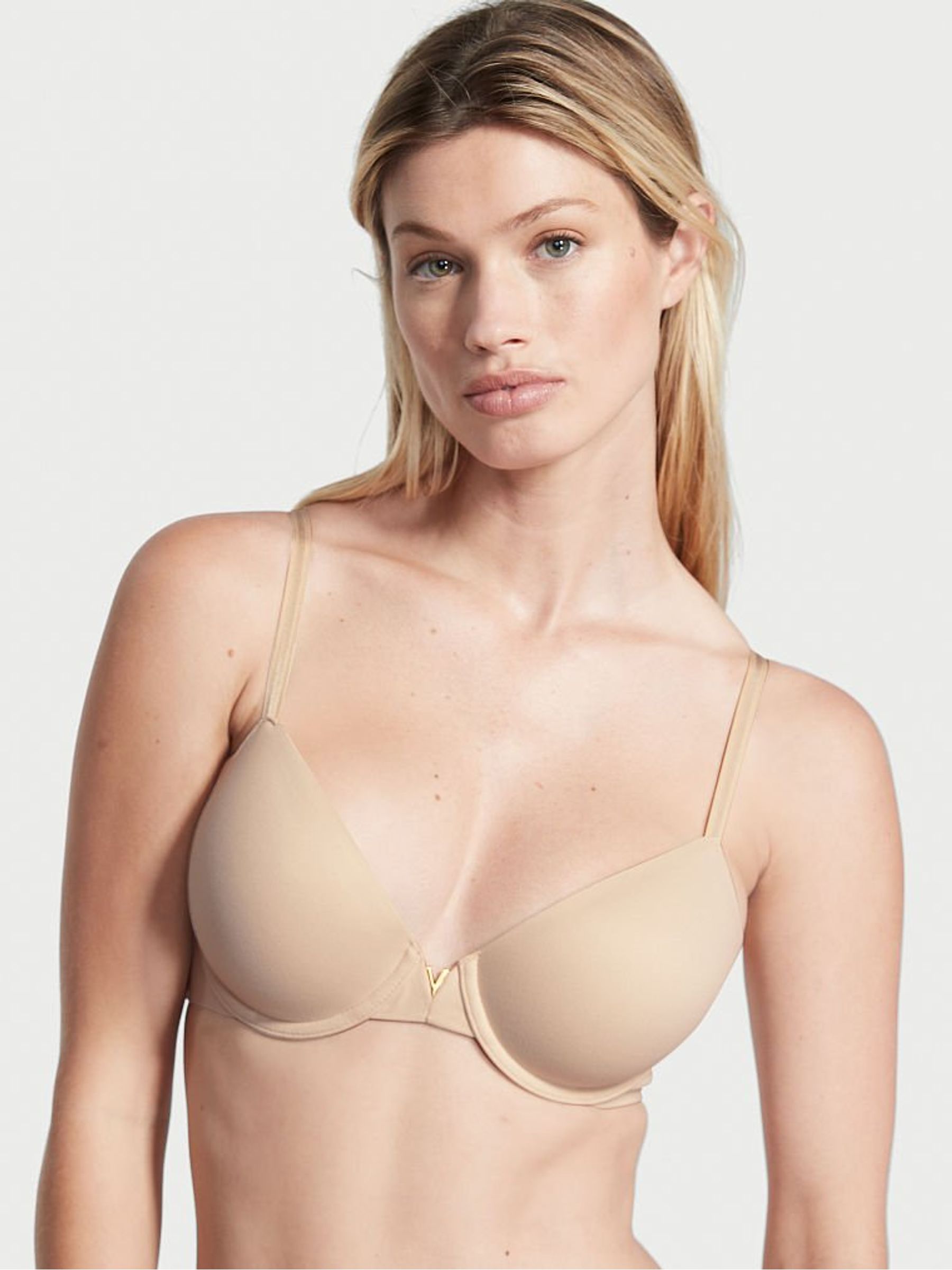Champagne Nude Smooth Lightly Lined Full Cup Bra - Image 1 of 4