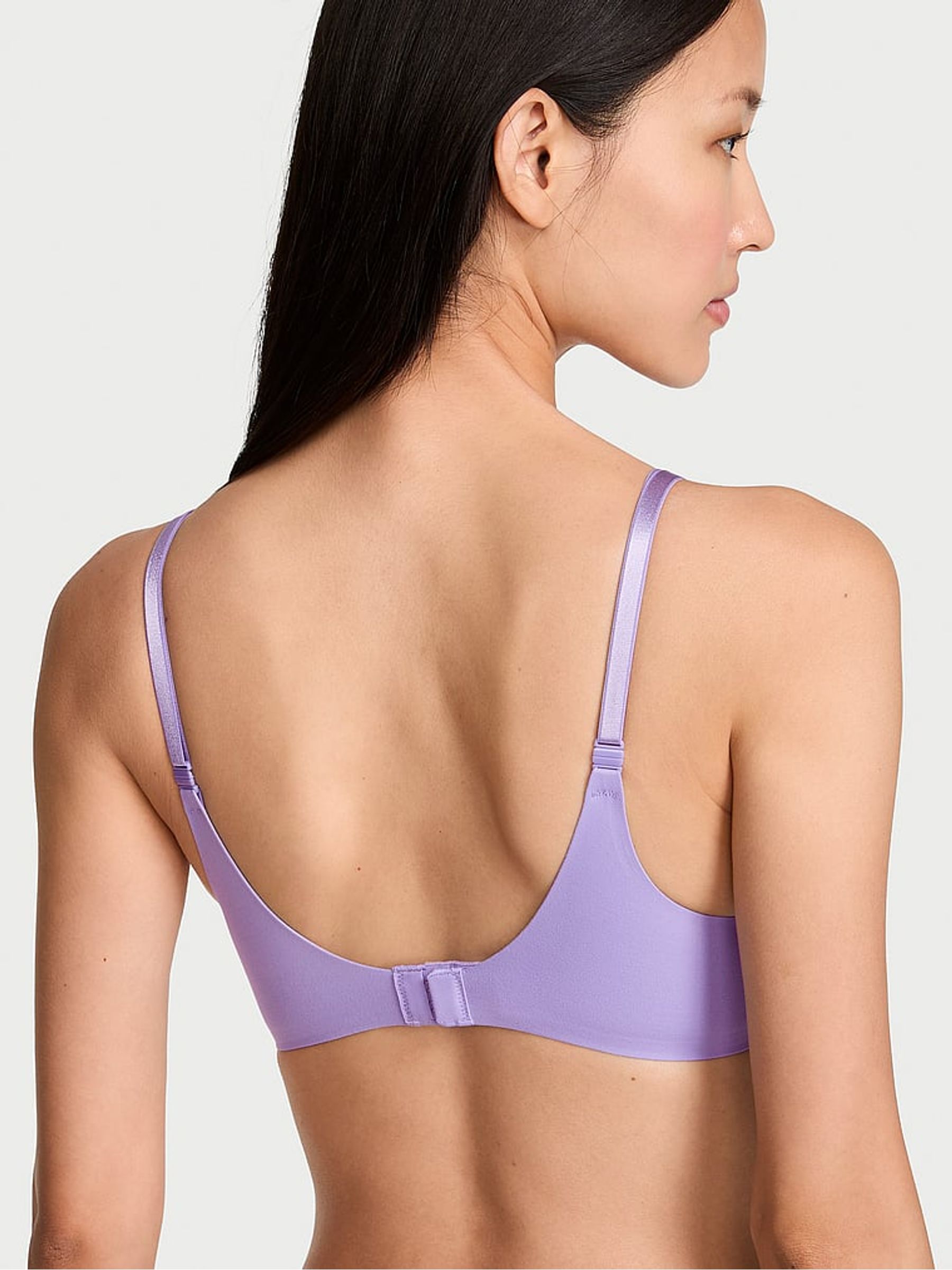 Star Lilac Purple Non Wired Push Up Bra - Image 2 of 2
