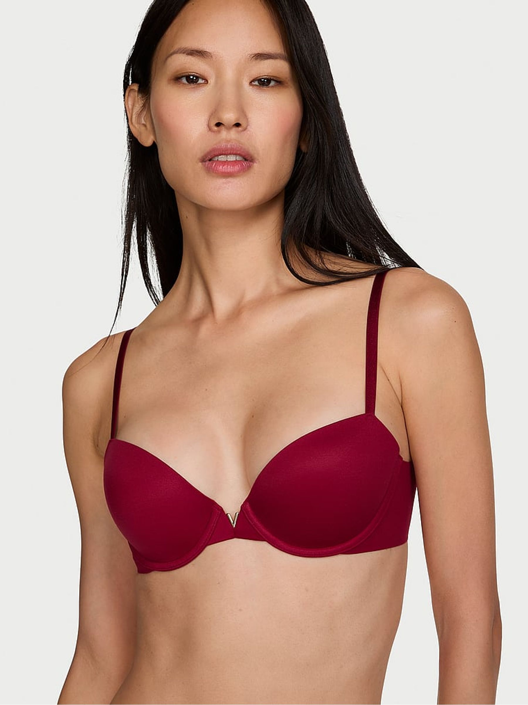 Red Lacquer Lightly Lined Demi Bra - Image 1 of 2