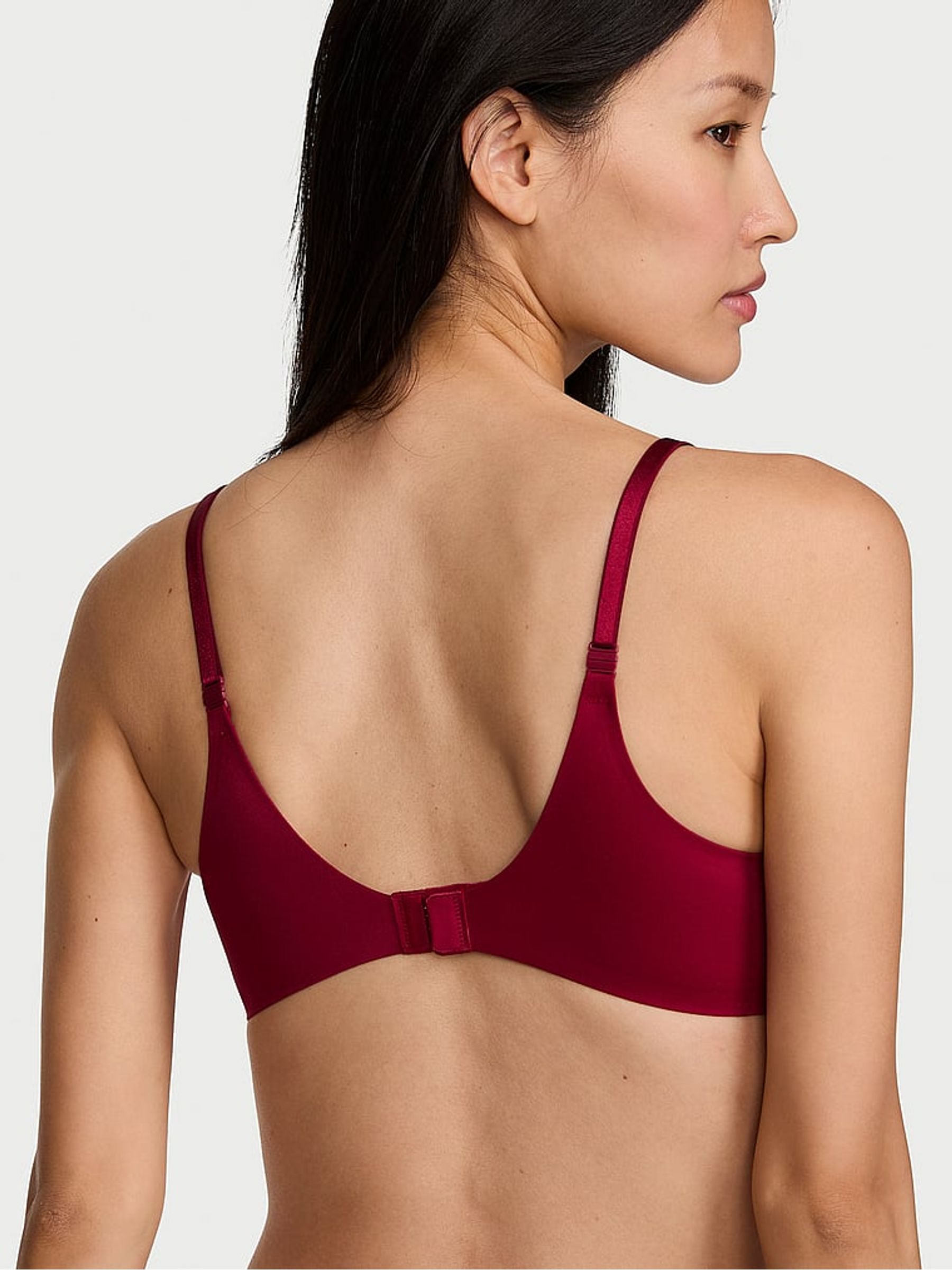 Red Lacquer Lightly Lined Demi Bra - Image 2 of 2