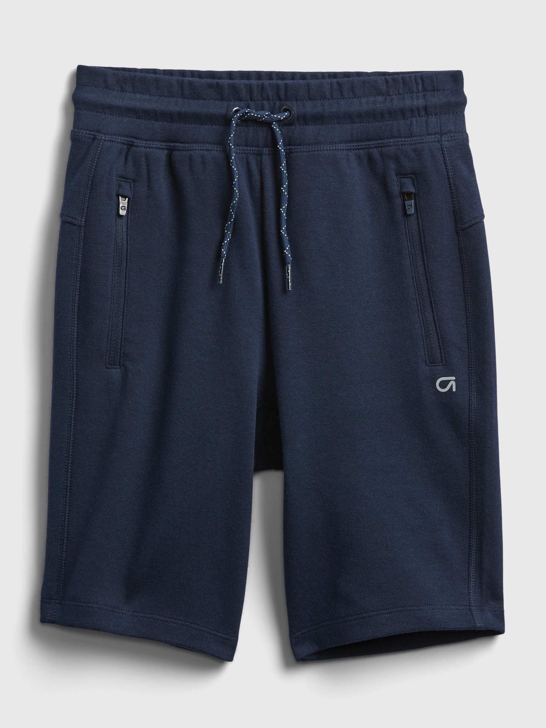 Navy Blue Pull On Zip Pocket Jogger Shorts (4-13yrs) - Image 1 of 3