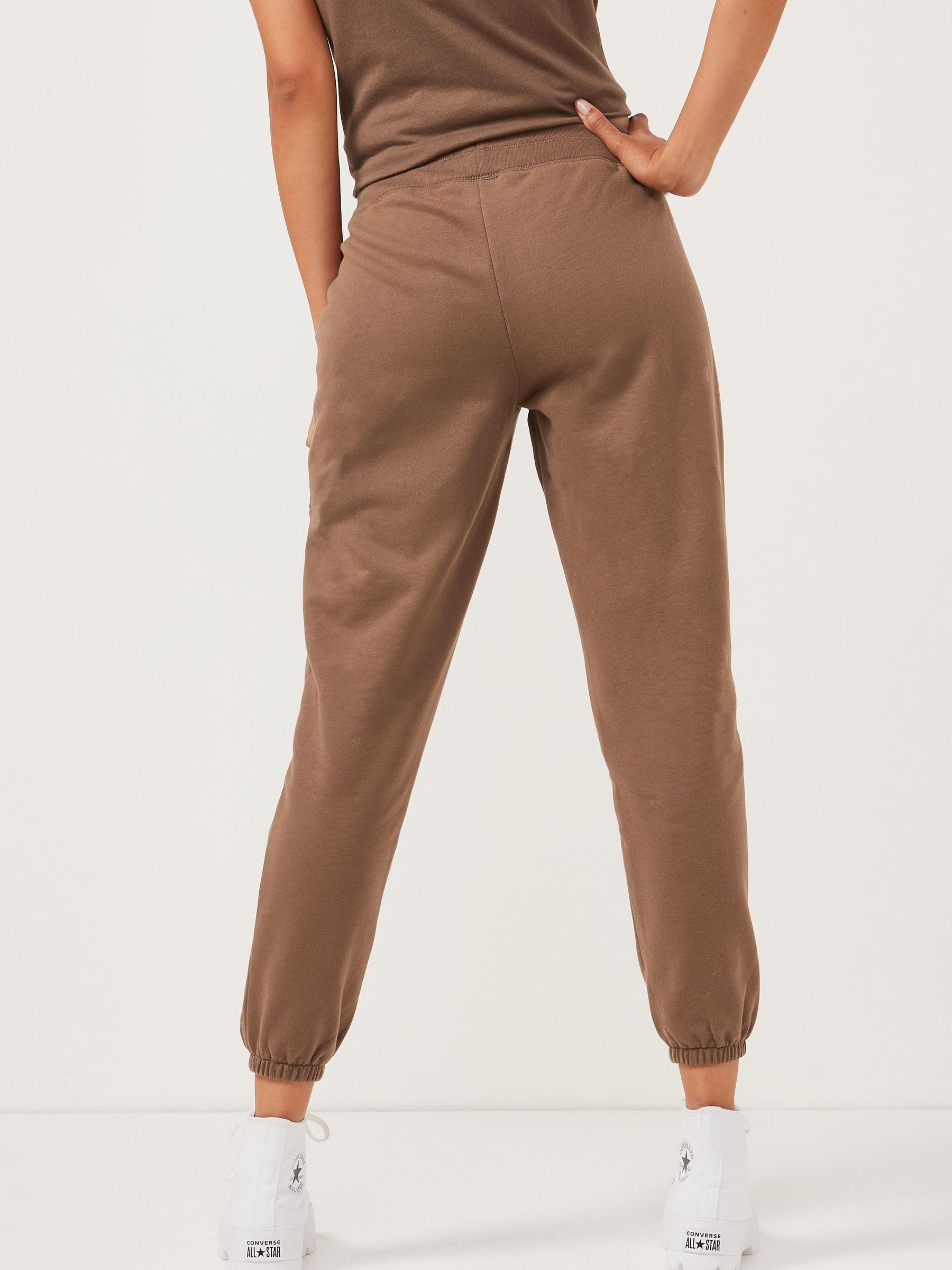 Brown Arch Logo Joggers - Image 2 of 4