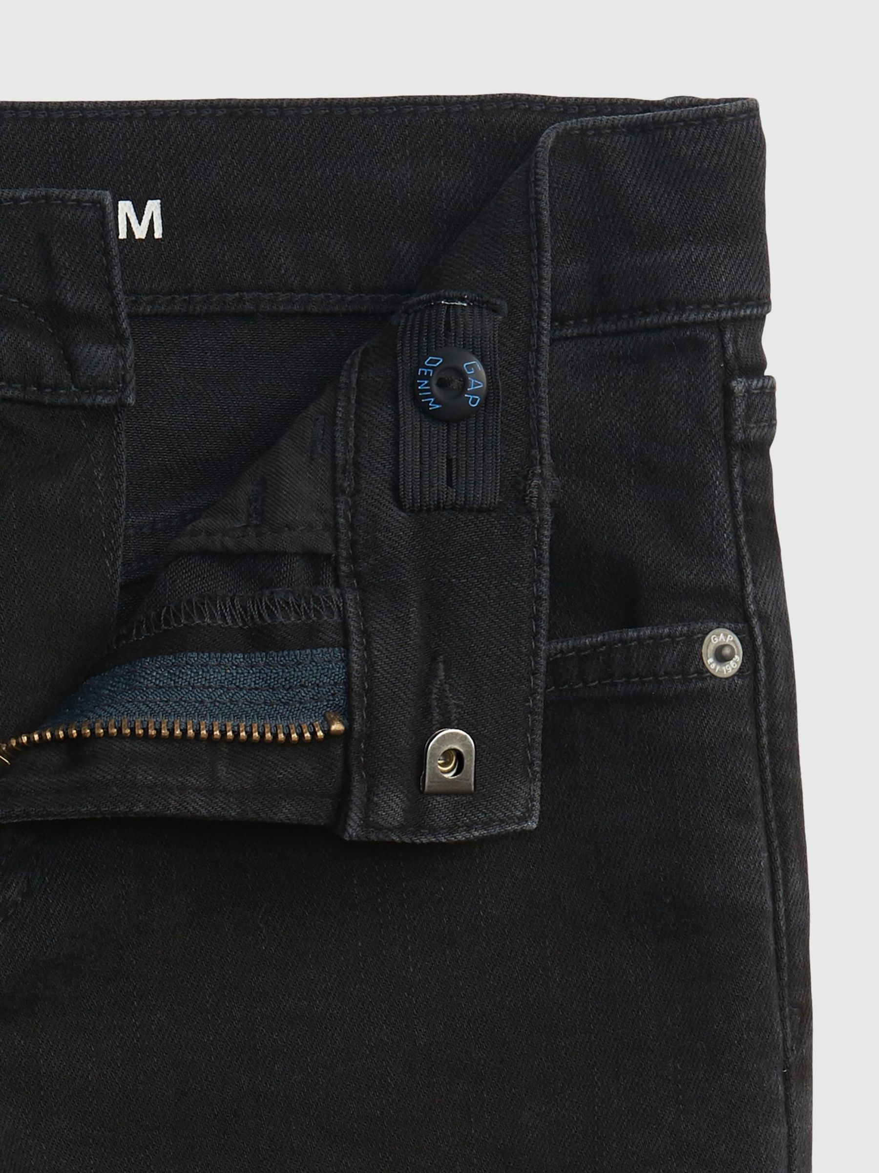 Black Slim Fit Stretch Jeans (4-16yrs) - Image 3 of 3