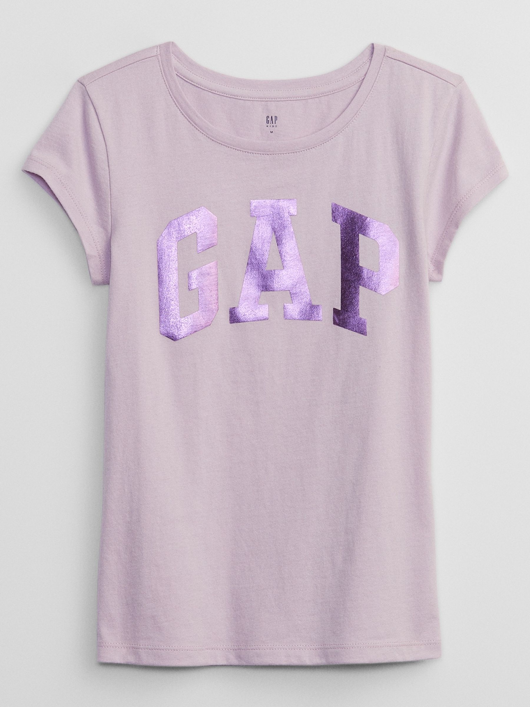 Purple Metallic Logo Short Sleeve T-Shirt - Image 1 of 1