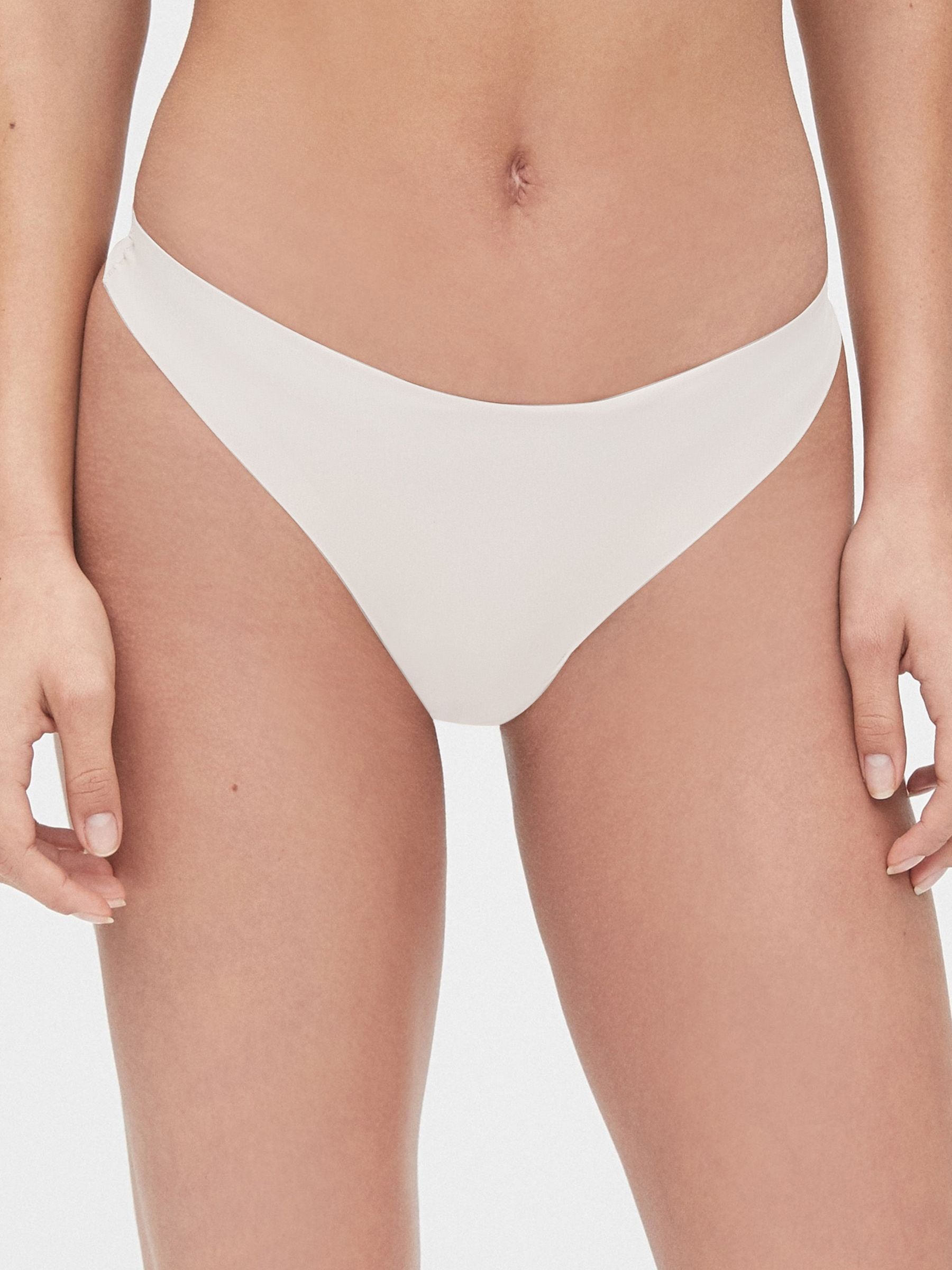 White Thong No-Show Seamless Knickers - Image 1 of 3
