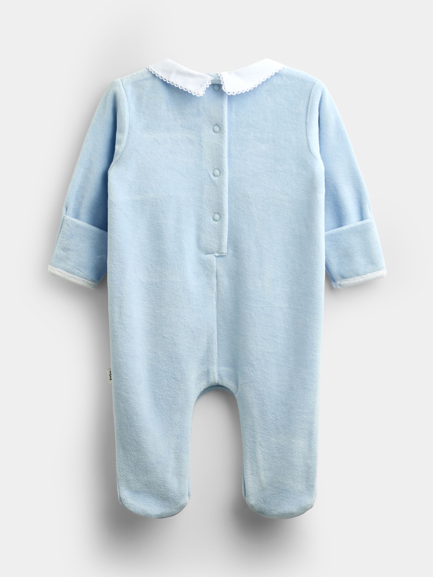 Blue Smocked All In One - Image 3 of 7