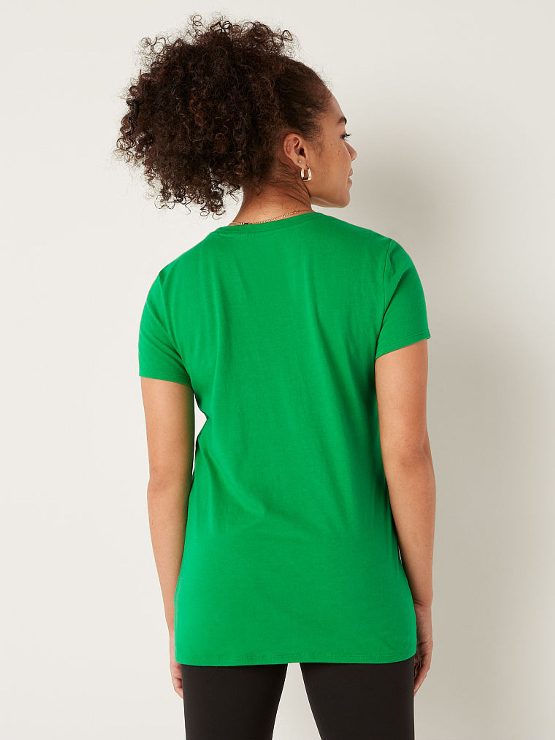 Happy Camper Green Logo Short Sleeve T-Shirt - Image 2 of 3