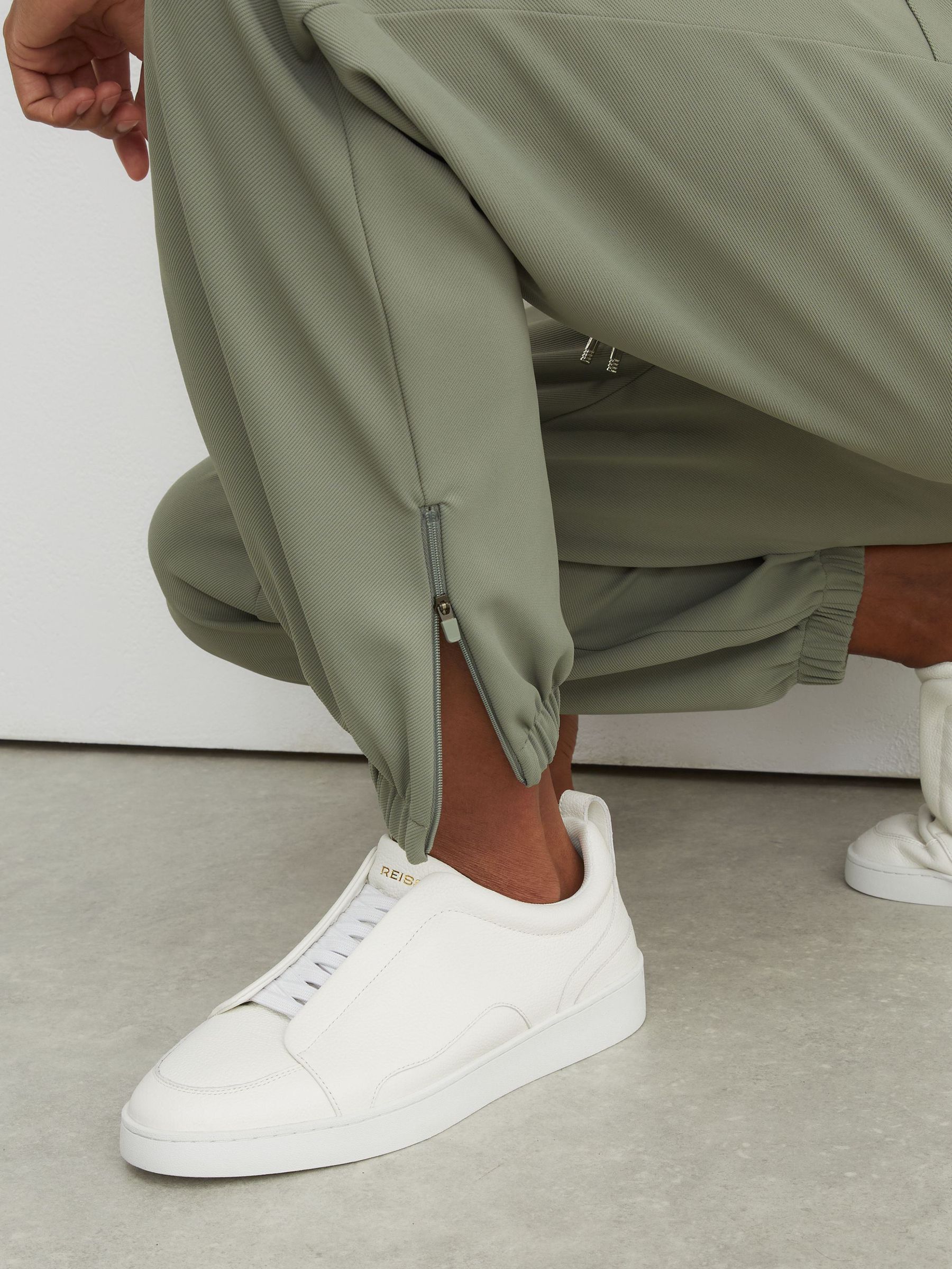Joggers in Sage Green - Image 4 of 9