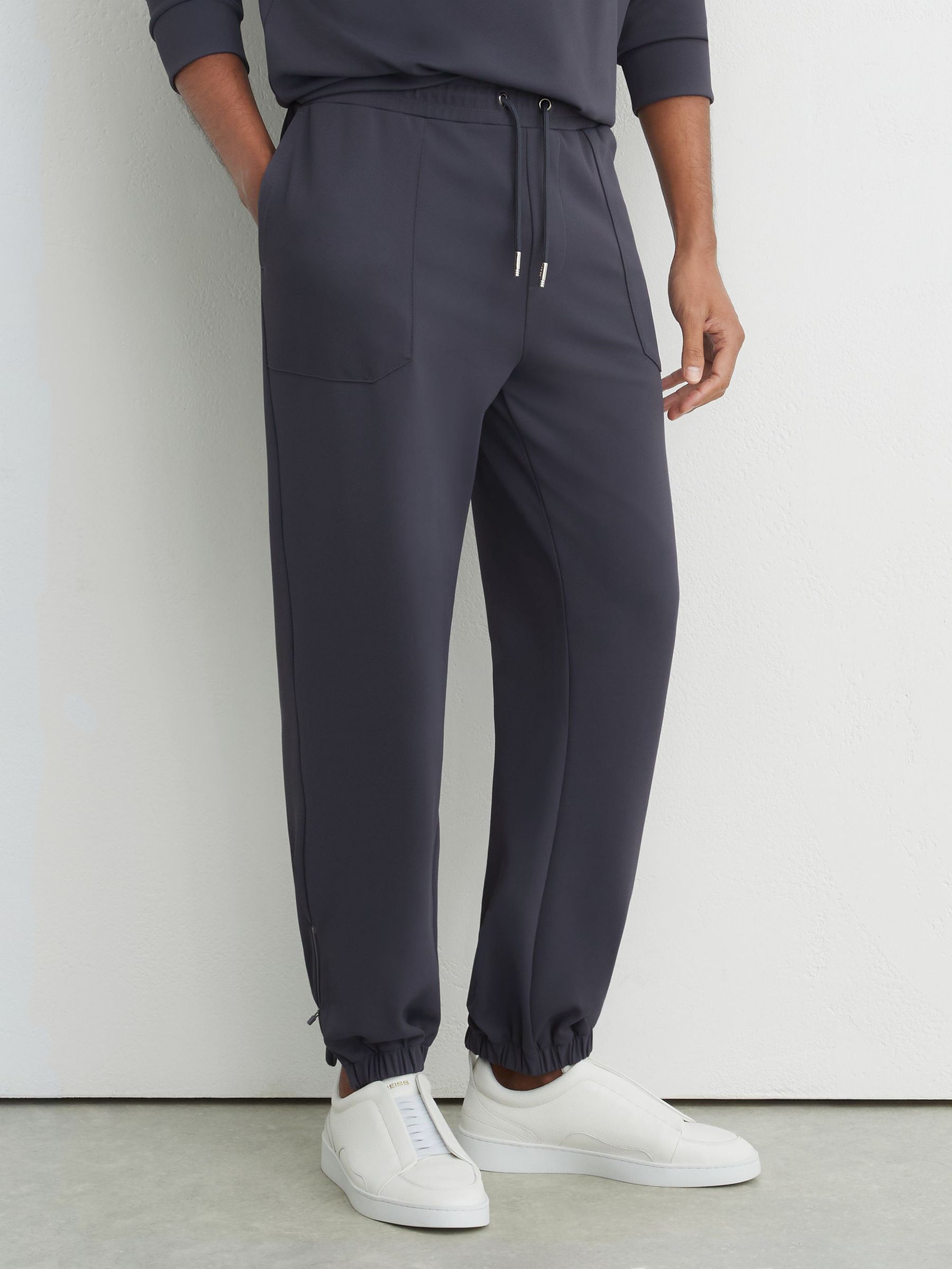 Joggers in Airforce Blue - Image 4 of 9