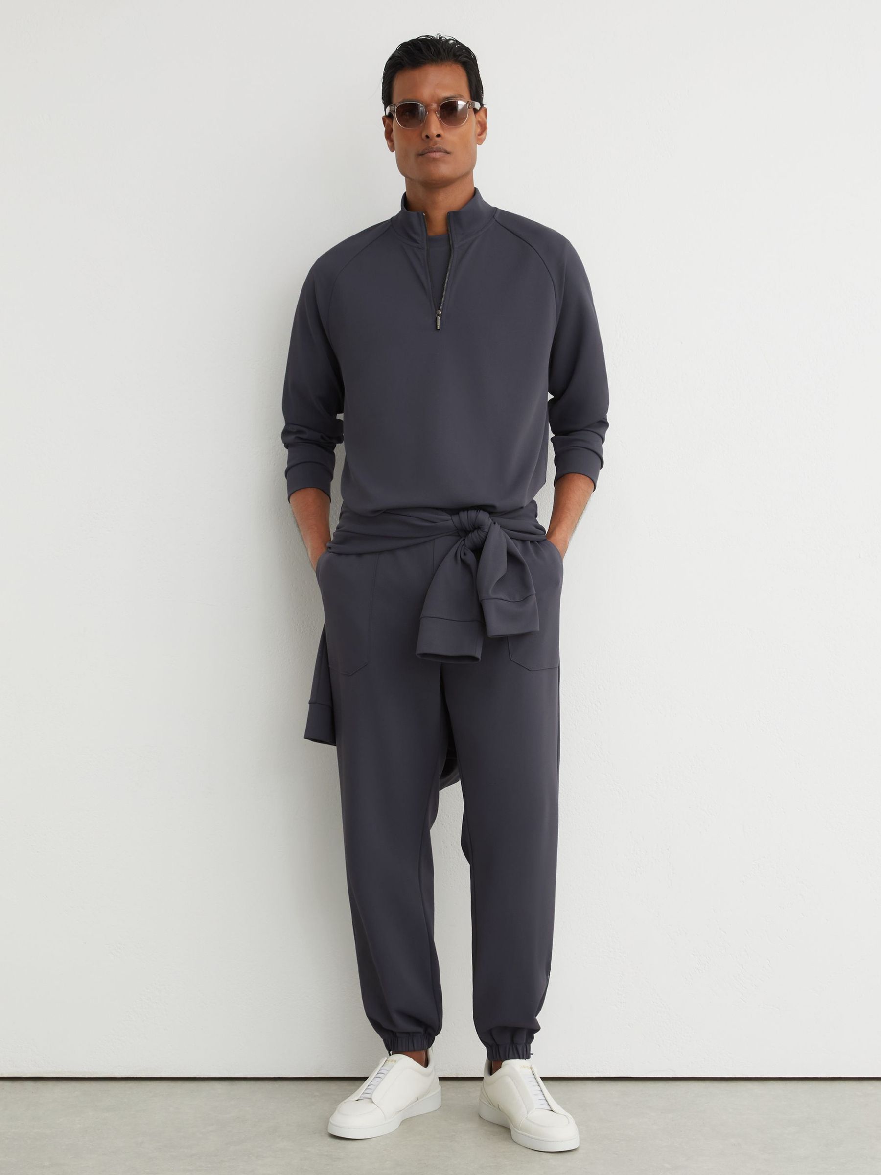 Sweat Top in Airforce Blue - Image 5 of 8