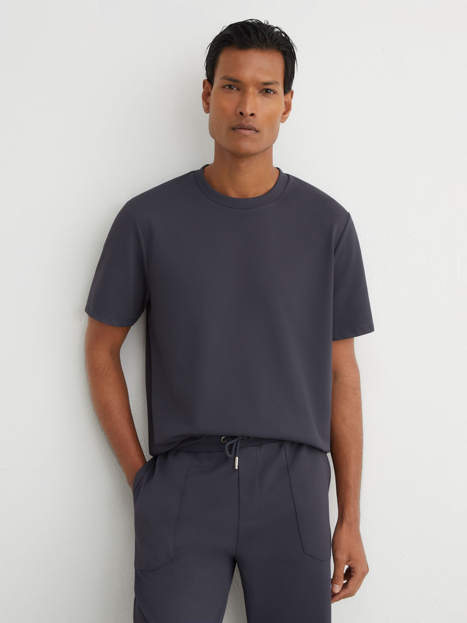 T-Shirt in Airforce Blue - Image 1 of 7
