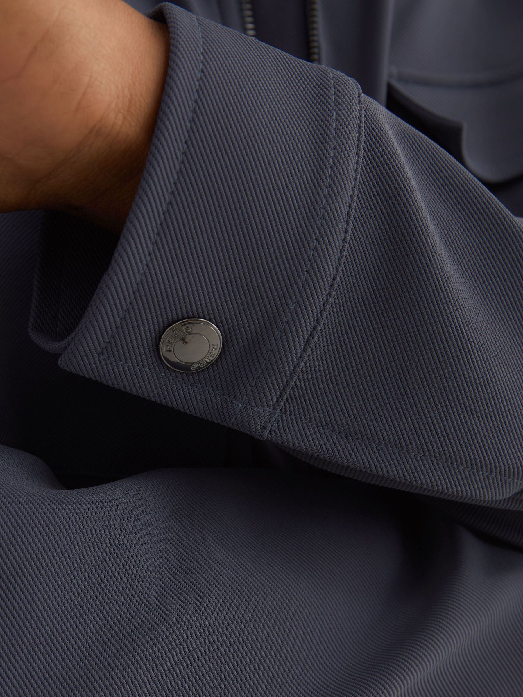 Shirt in Airforce Blue - Image 6 of 8