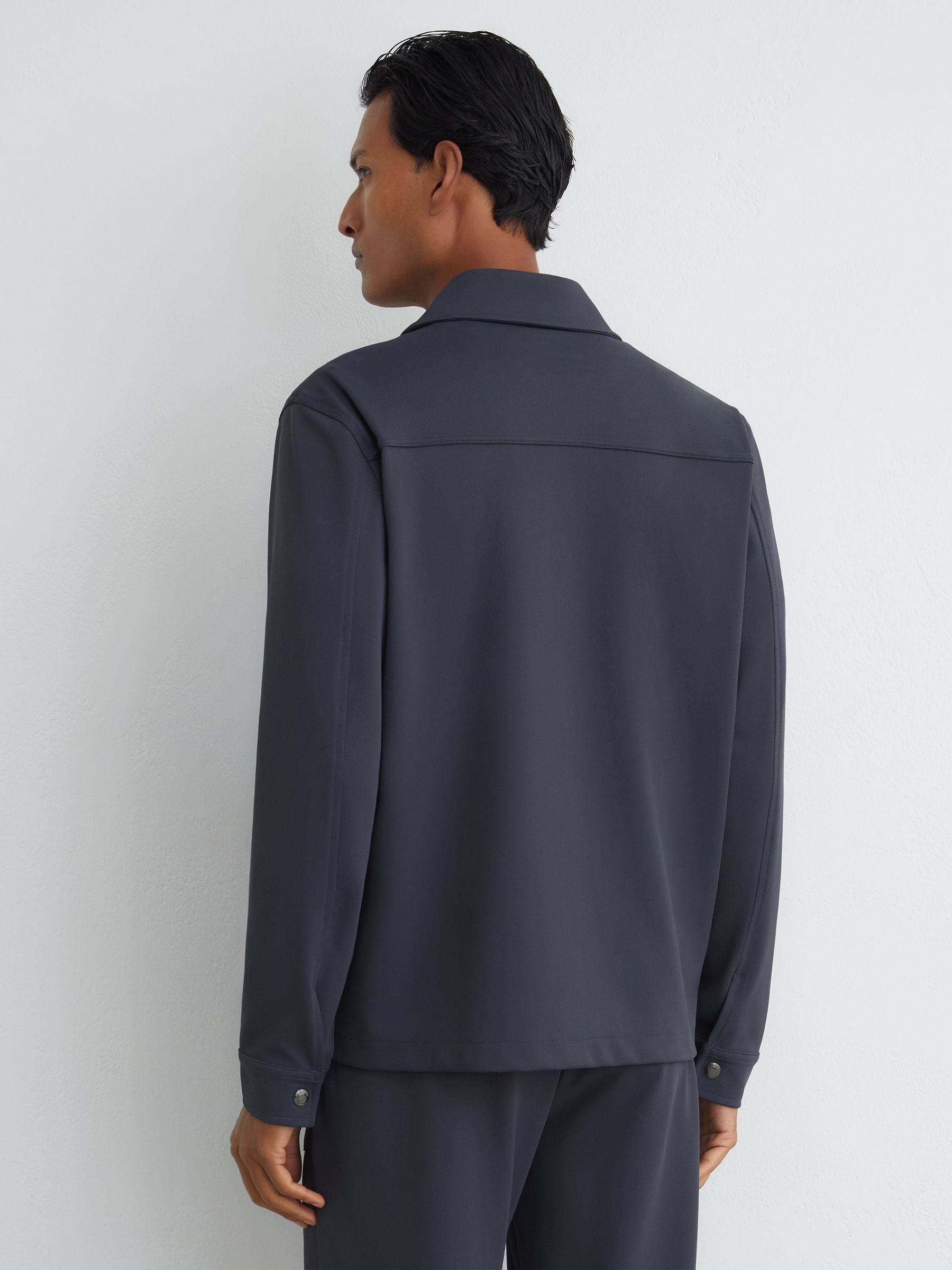 Shirt in Airforce Blue - Image 7 of 8