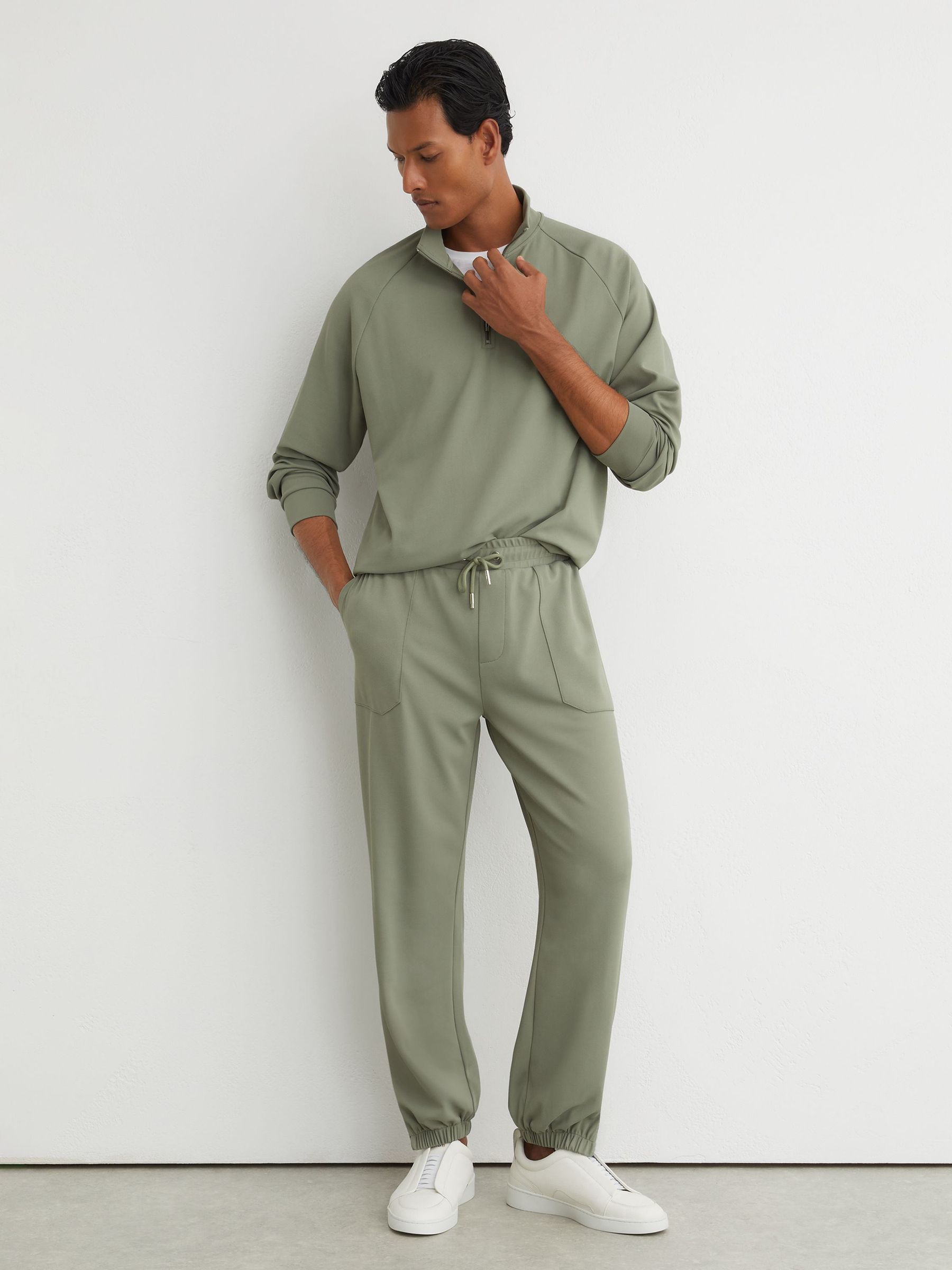 Sweat Top in Sage Green - Image 3 of 9