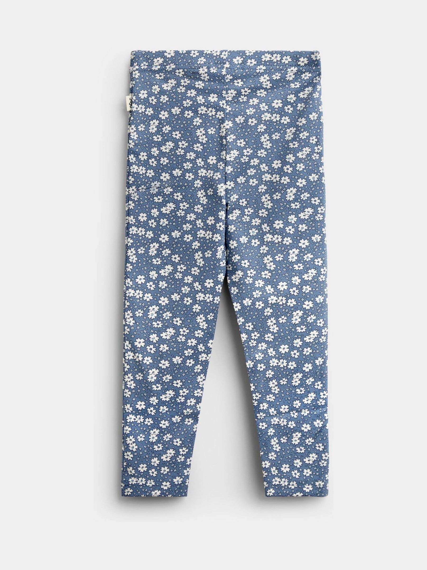 Blue Ditsy Floral 2-Pack Leggings - Image 5 of 7