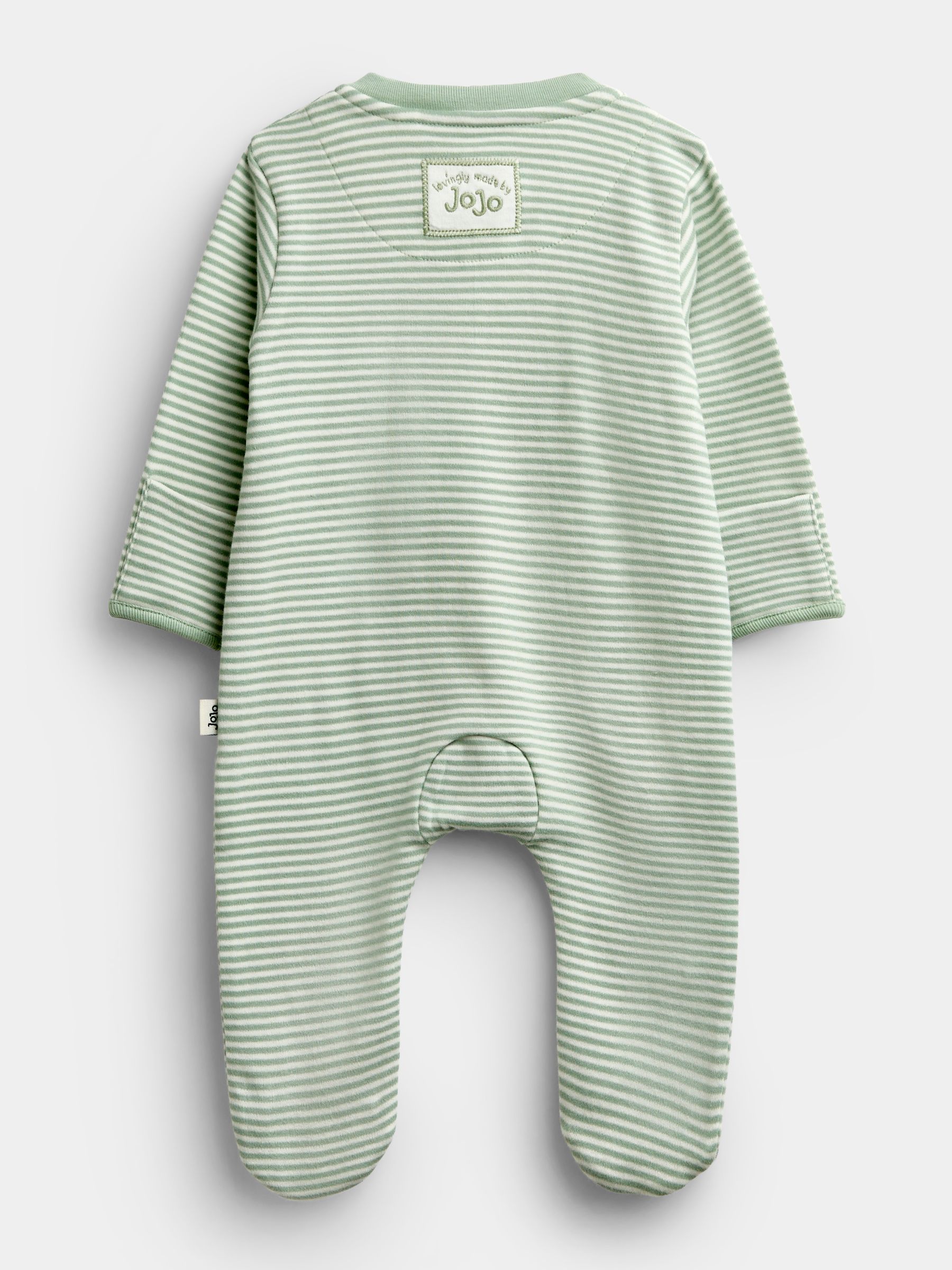 Green Noah’s Ark Appliqué Zip Sleepsuit - Image 2 of 4