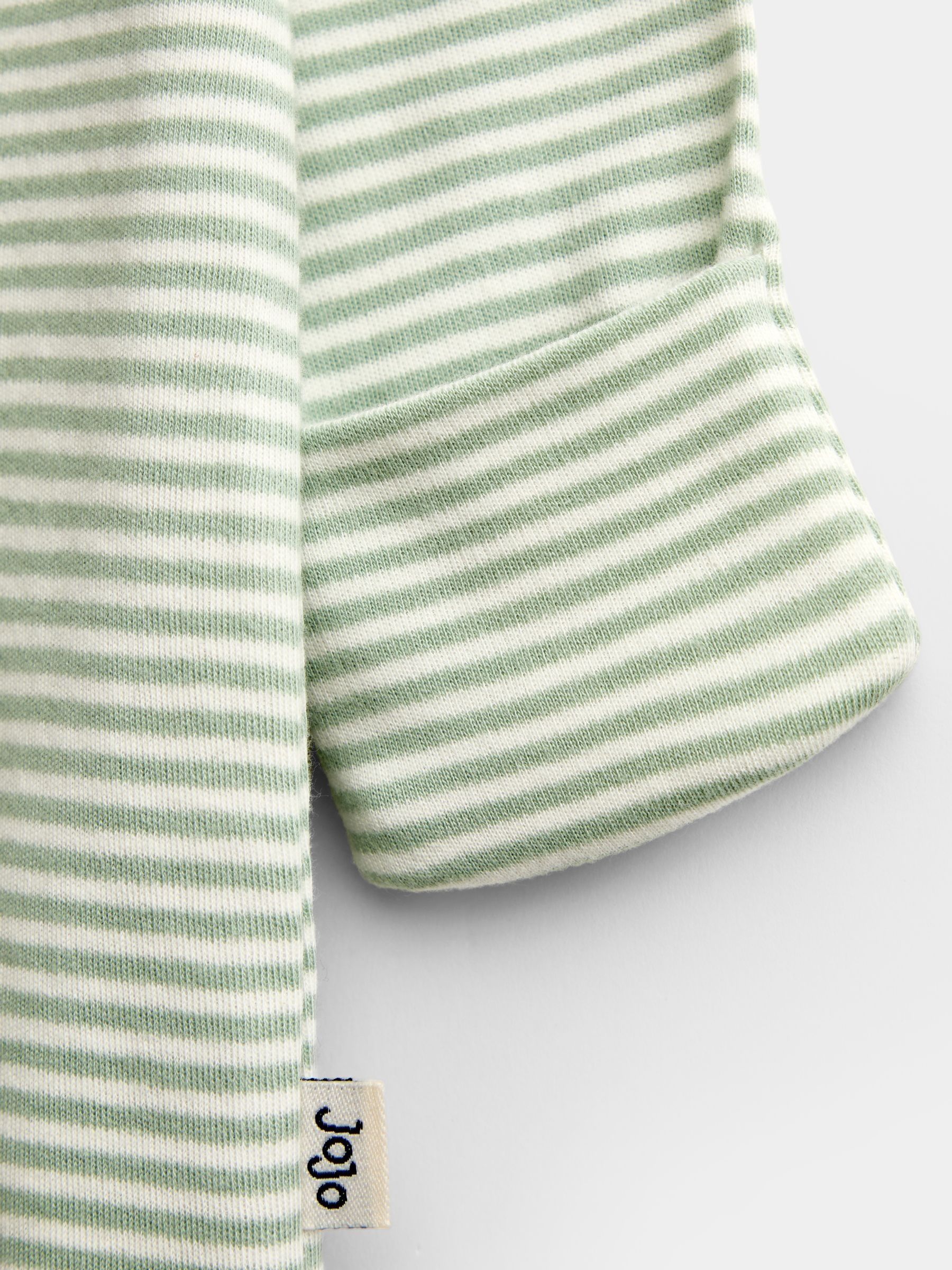 Green Noah’s Ark Appliqué Zip Sleepsuit - Image 4 of 4