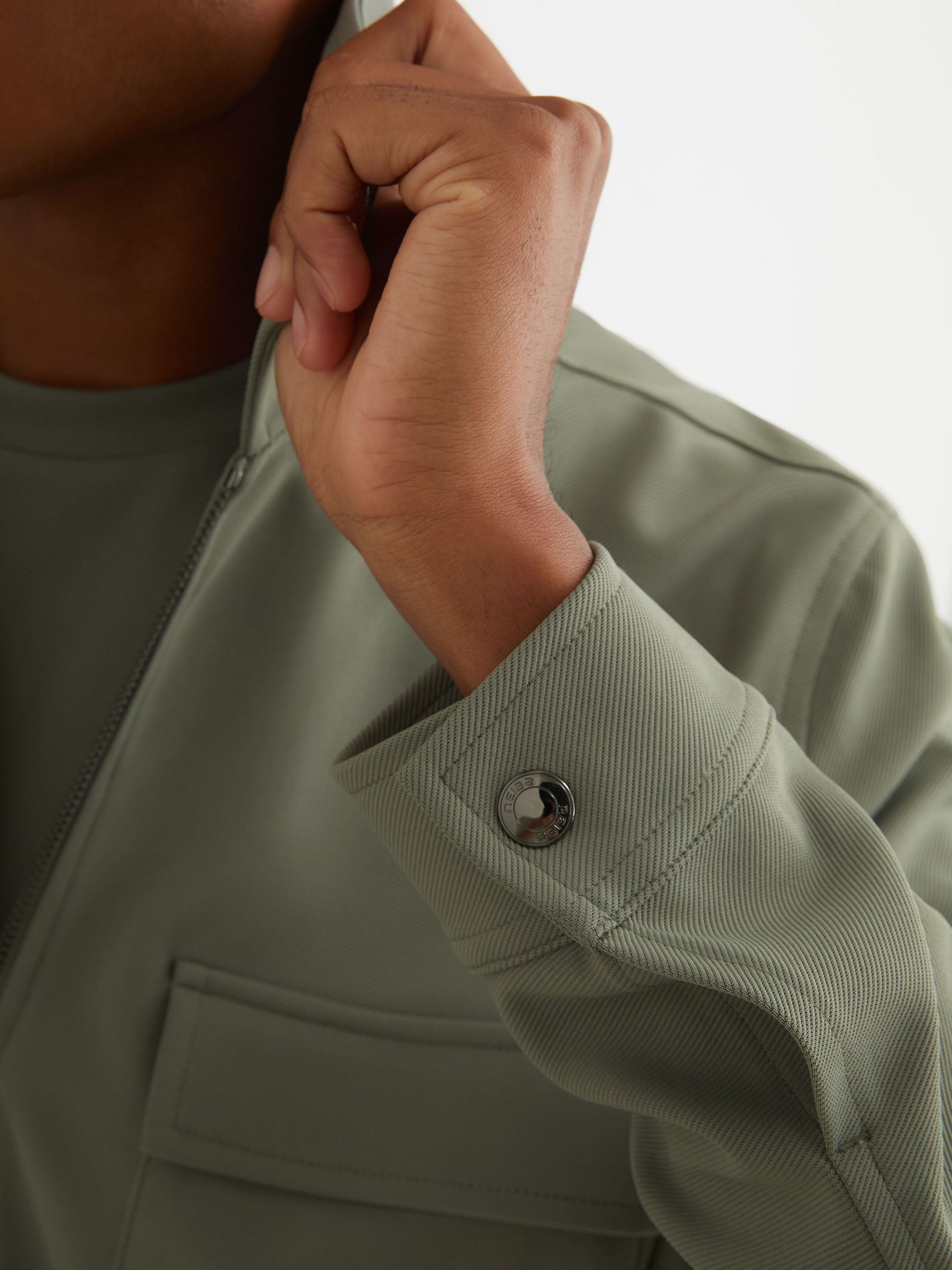 Shirt in Sage Green - Image 3 of 8