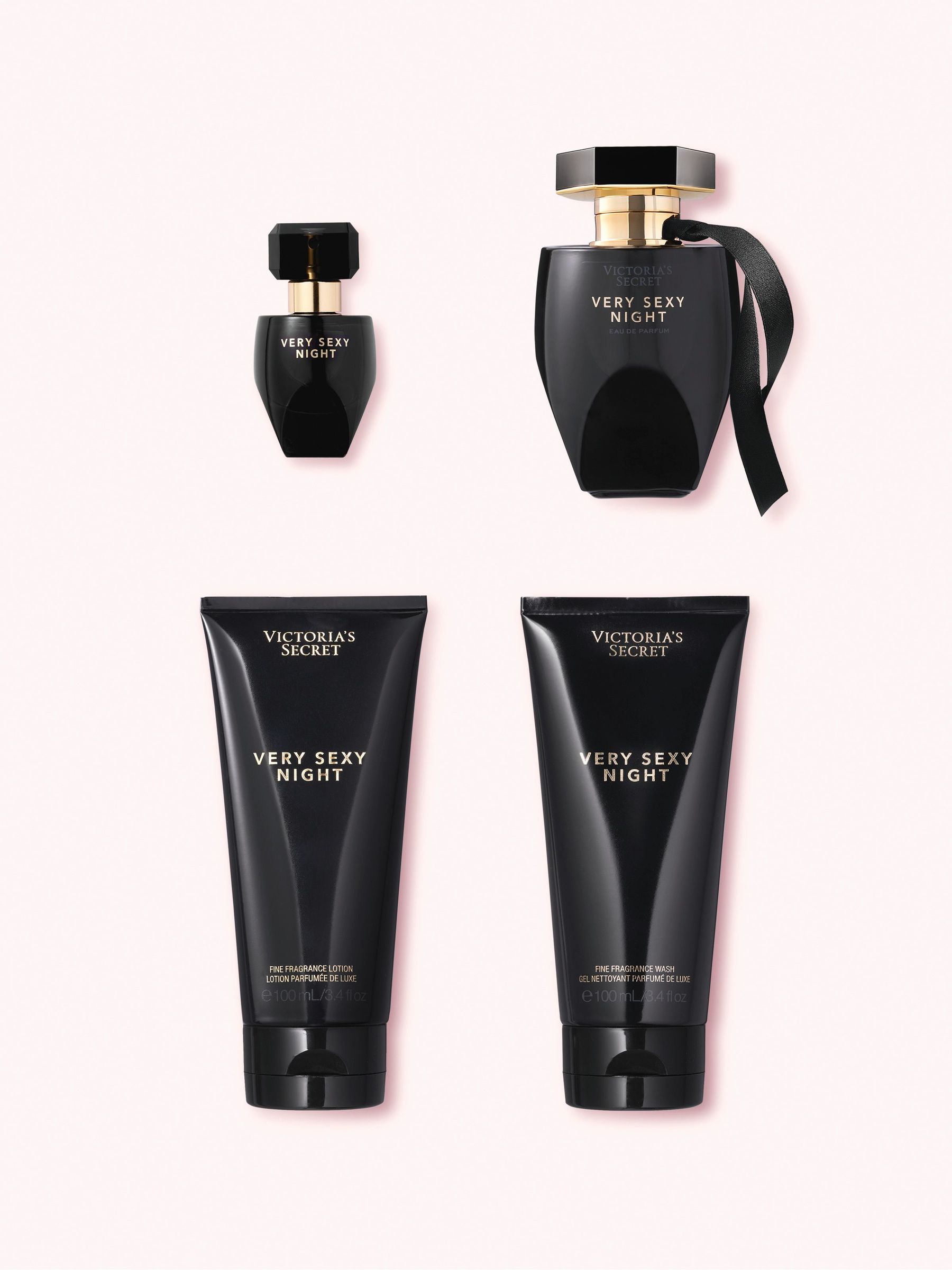 Black Very Sexy Night 4 Piece Giftset - Image 1 of 3