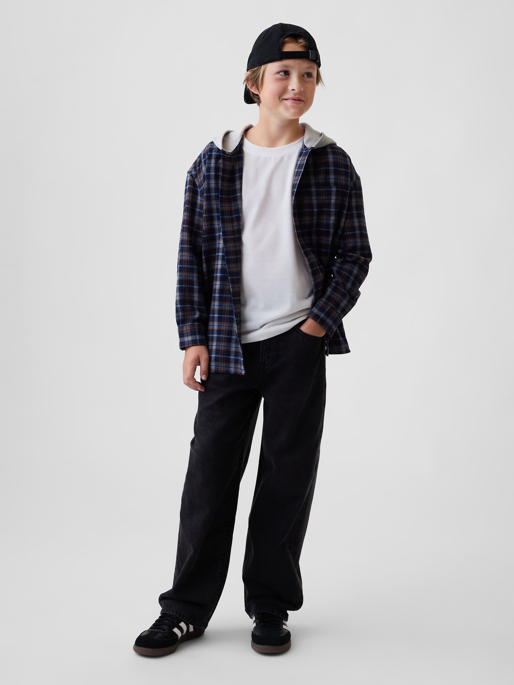 Black Baggy Jeans - Image 1 of 5