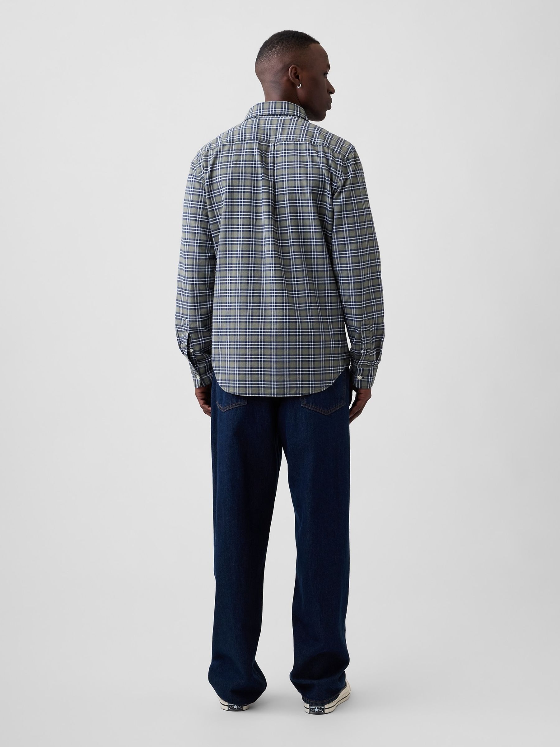 Indigo Wash Baggy Jeans - Image 4 of 6