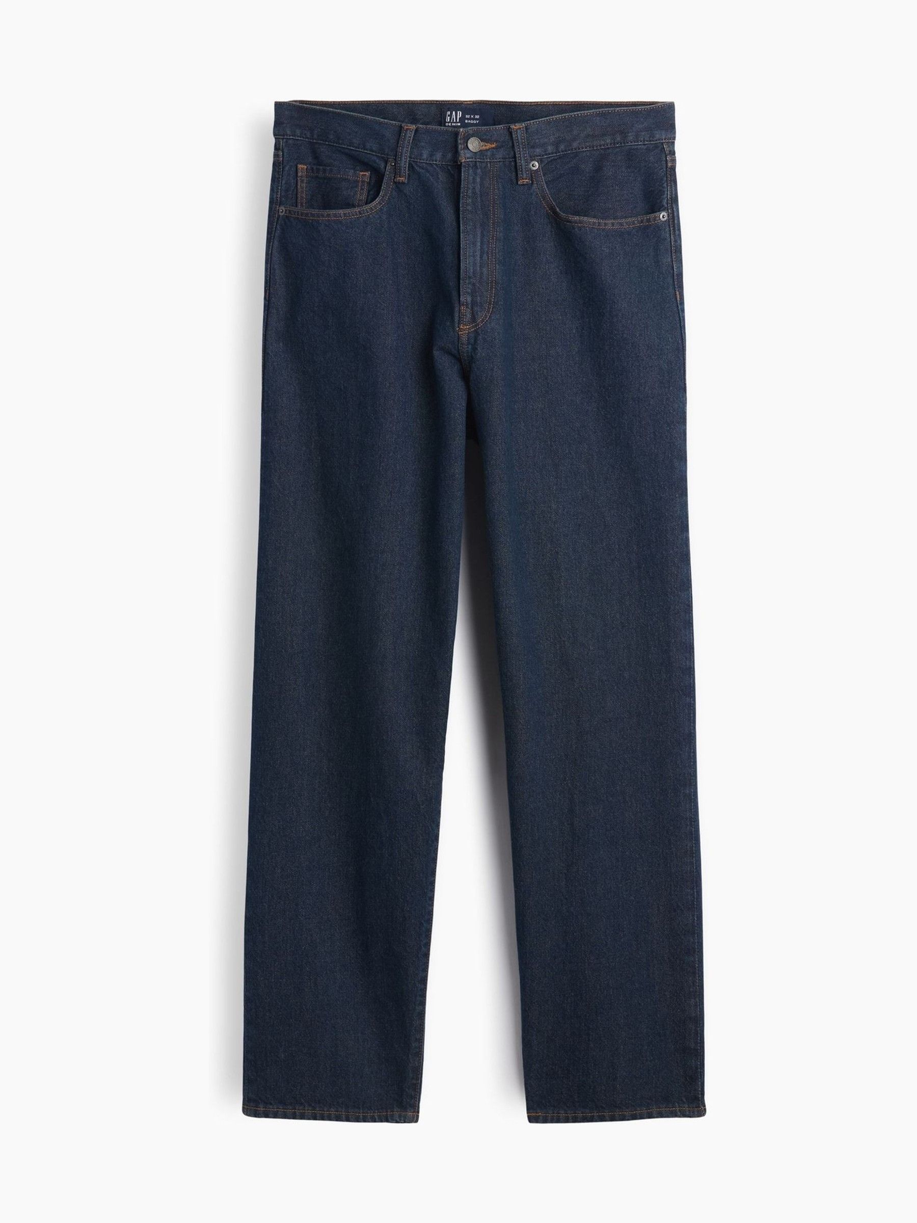 Indigo Wash Baggy Jeans - Image 6 of 6