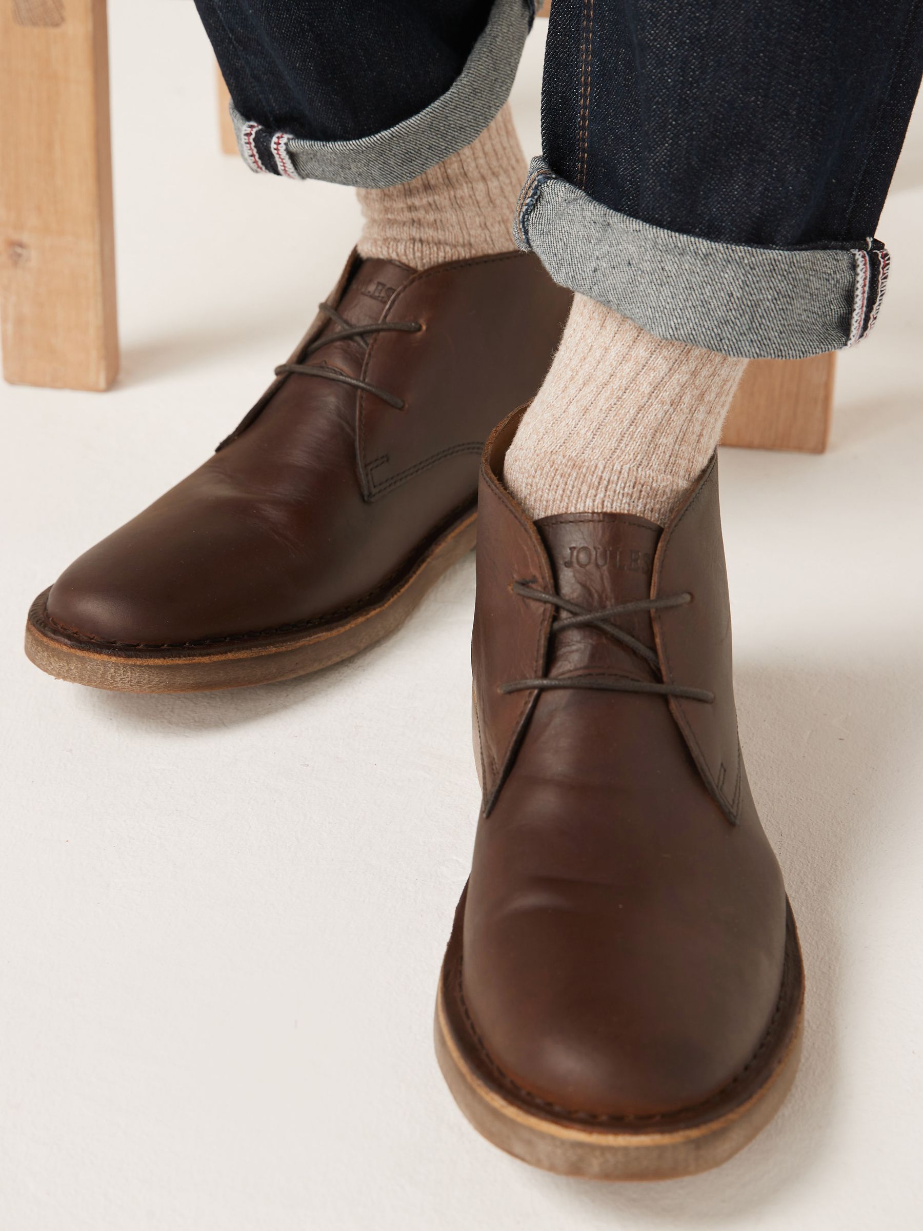 Tan Brown Desert Boots - Image 2 of 6