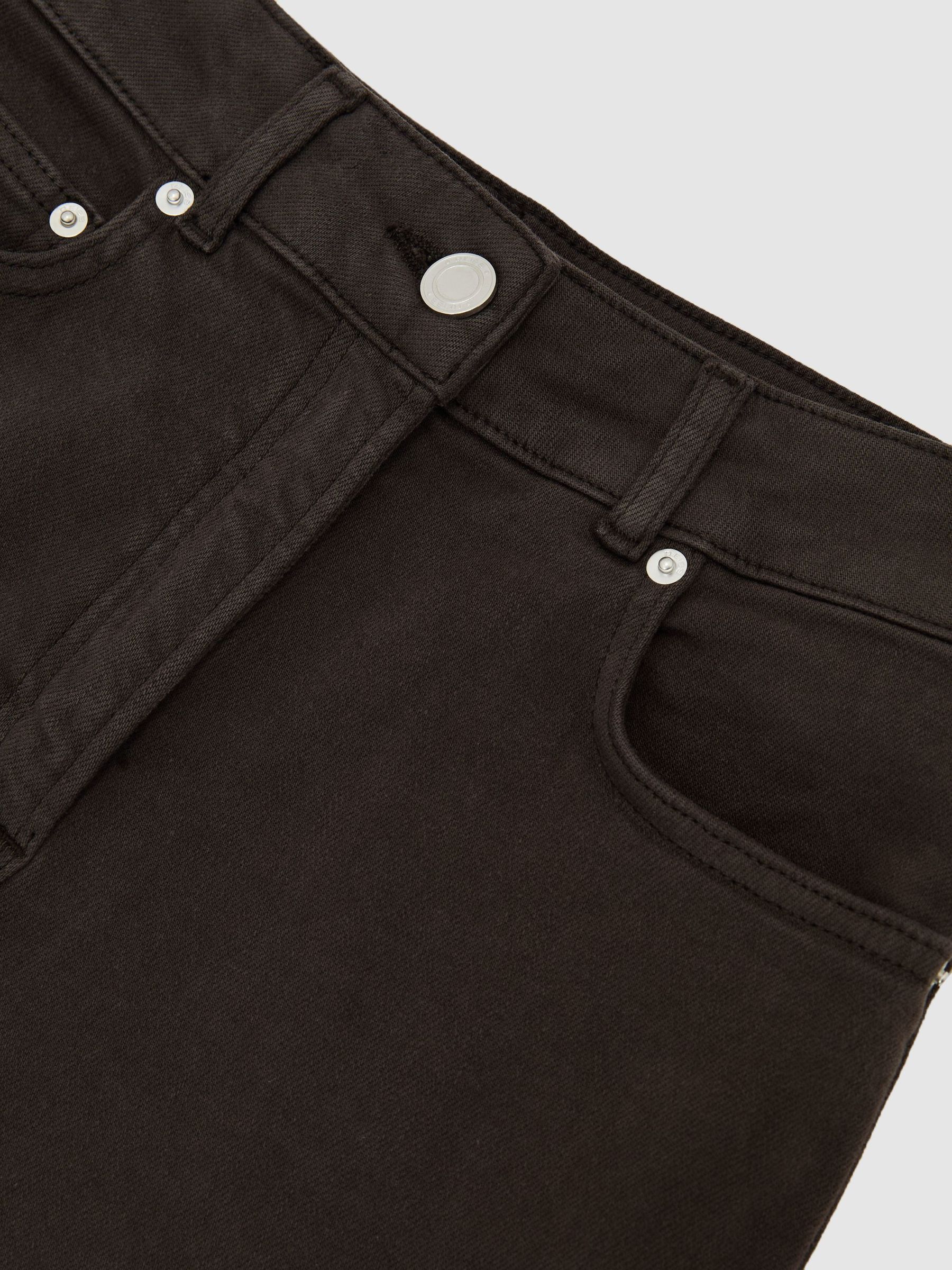Slim-Leg Mid-Rise Jeans in Grape - Image 6 of 6