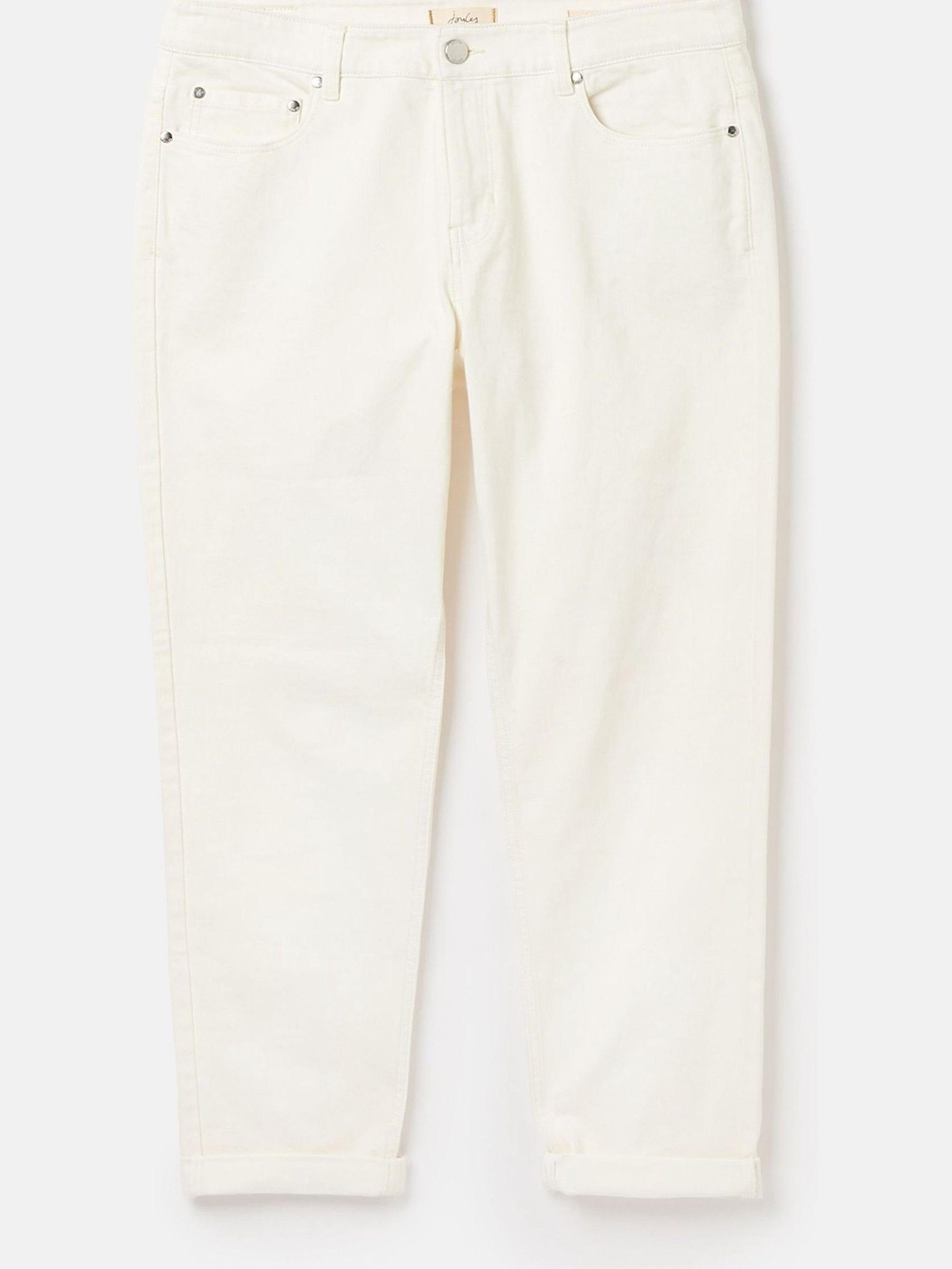 Simone Cream Girlfriend Jeans - Image 1 of 1 Simone Cream Girlfriend Jeans - Image 1 of 1