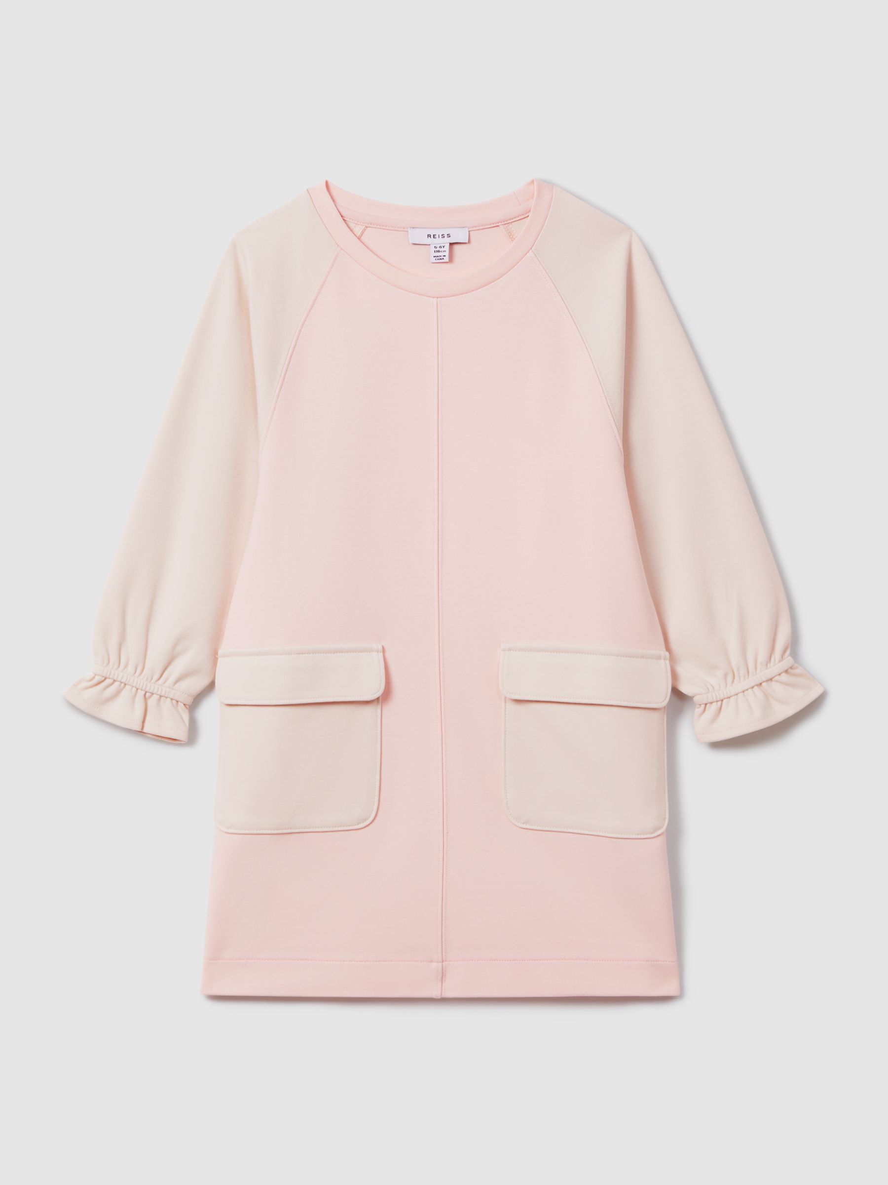 13-14 yrs Colourblock Jersey Dress in Pink - Image 1 of 4