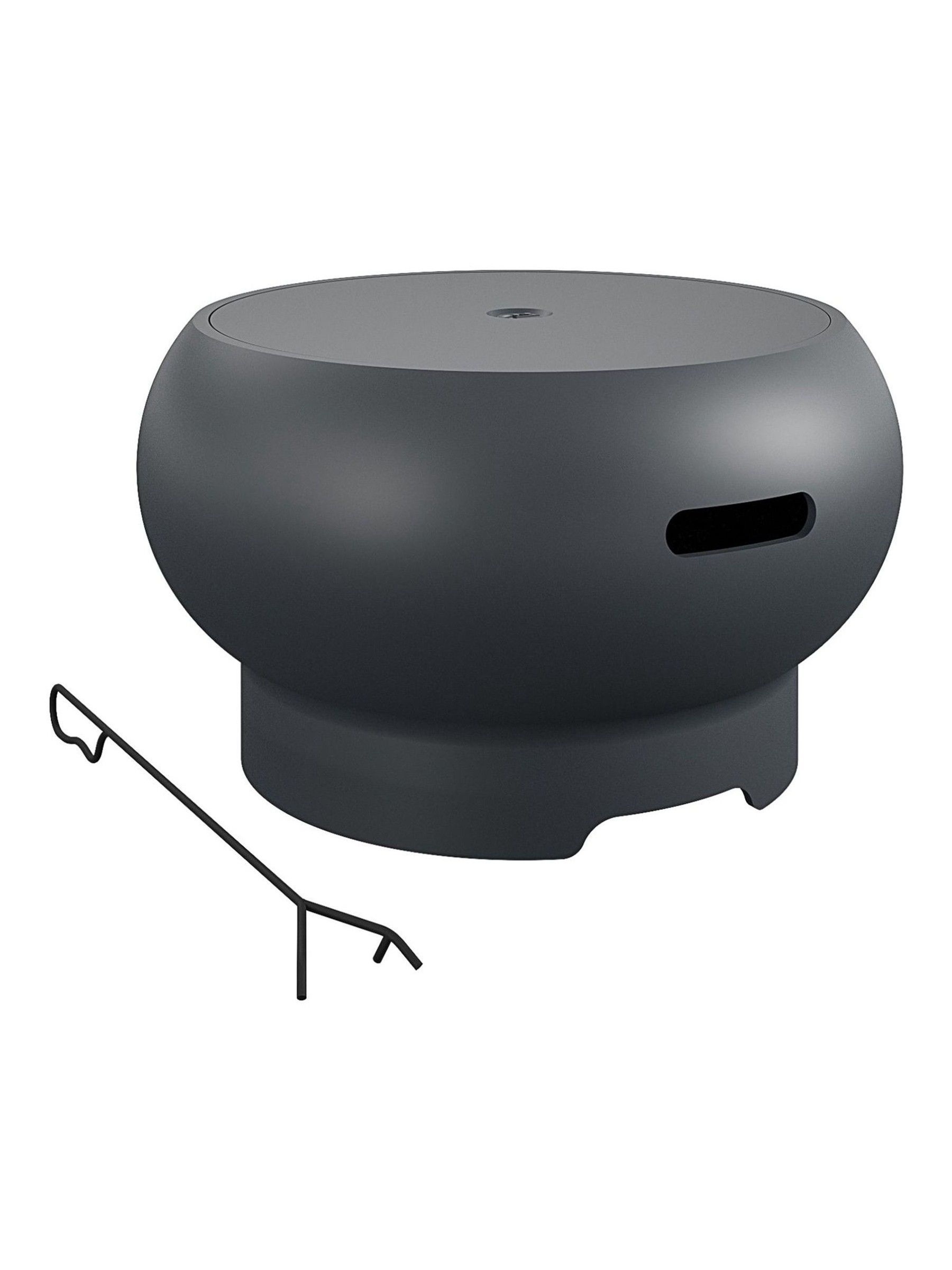 Novogratz Grey Garden Outdoor Asher Fire Pit - Image 3 of 5