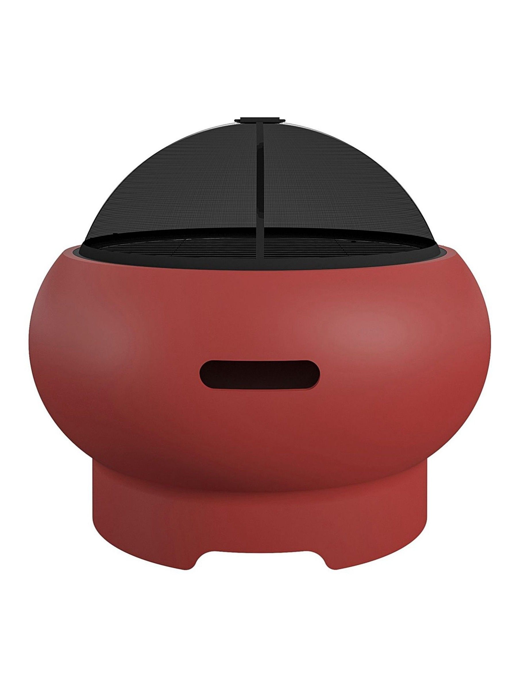 Novogratz Red Garden Outdoor Asher Fire Pit - Image 2 of 5