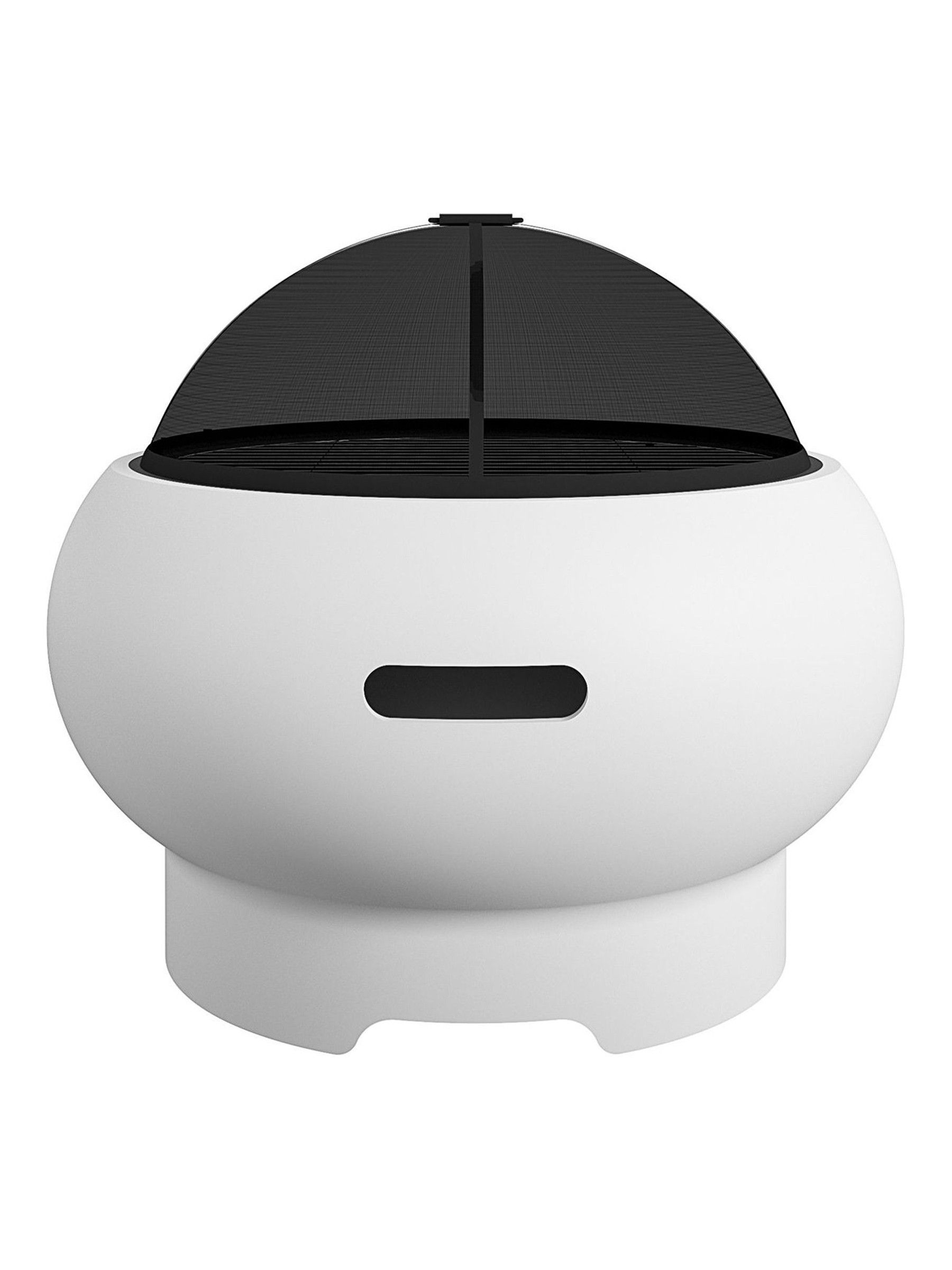 Novogratz White Garden Outdoor Asher Fire Pit - Image 2 of 4