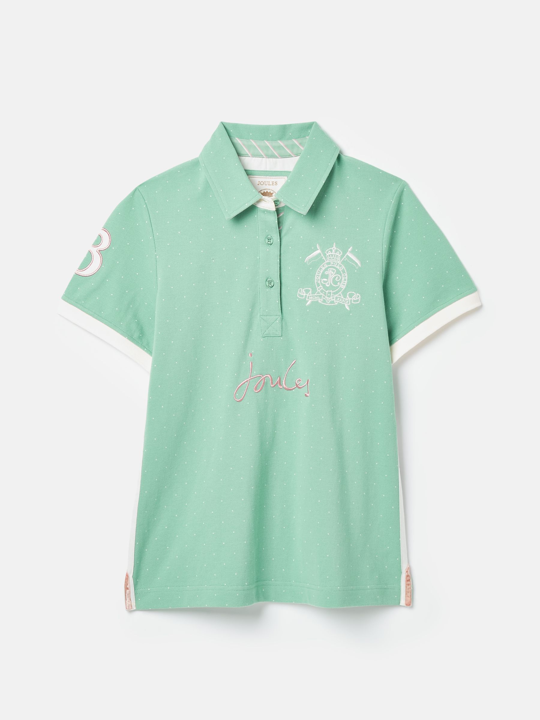 Beaufort Green Short Sleeve Cotton Polo Shirt - Image 1 of 1