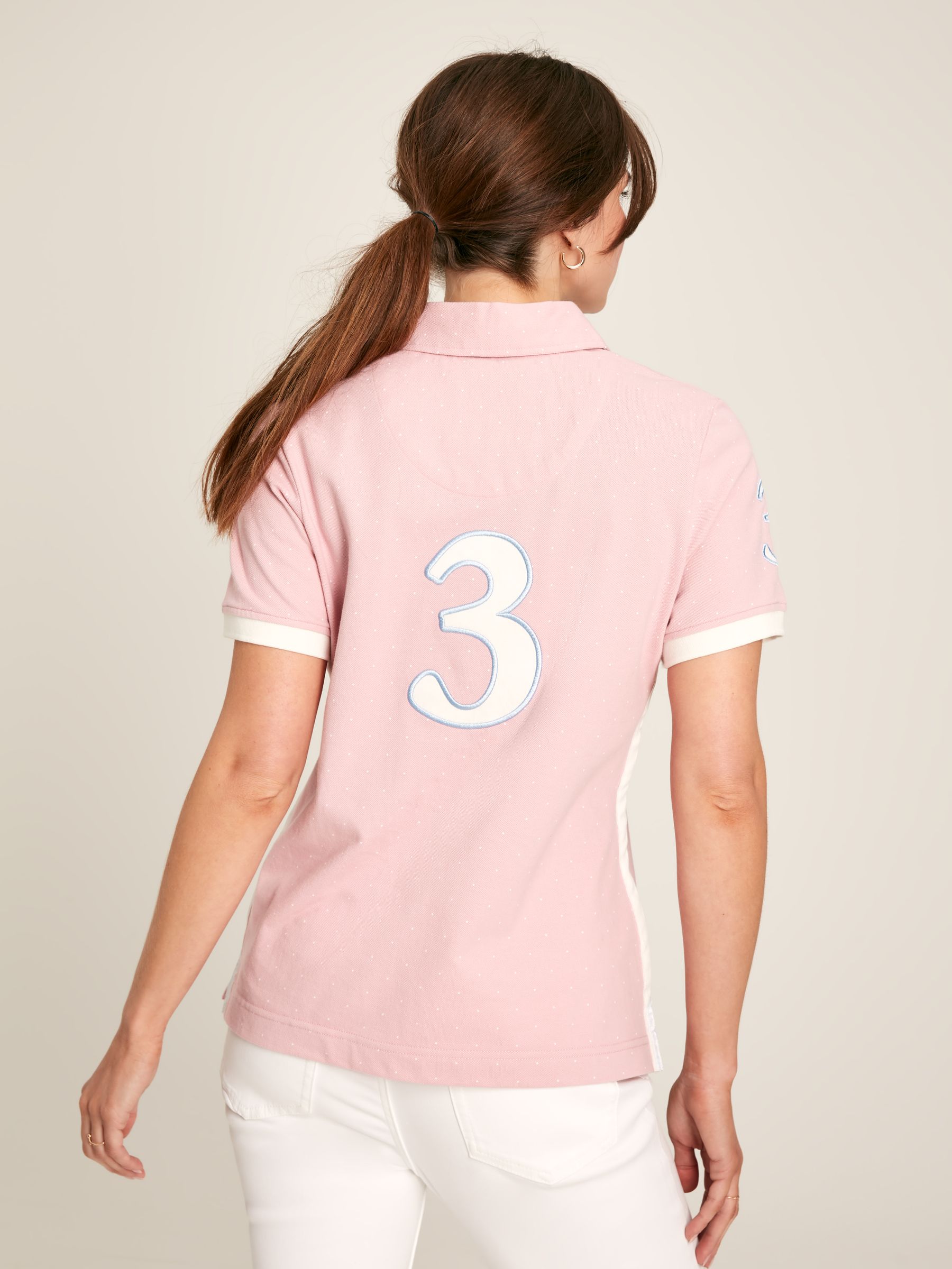 Beaufort Pink Short Sleeve Cotton Polo Shirt - Image 2 of 7