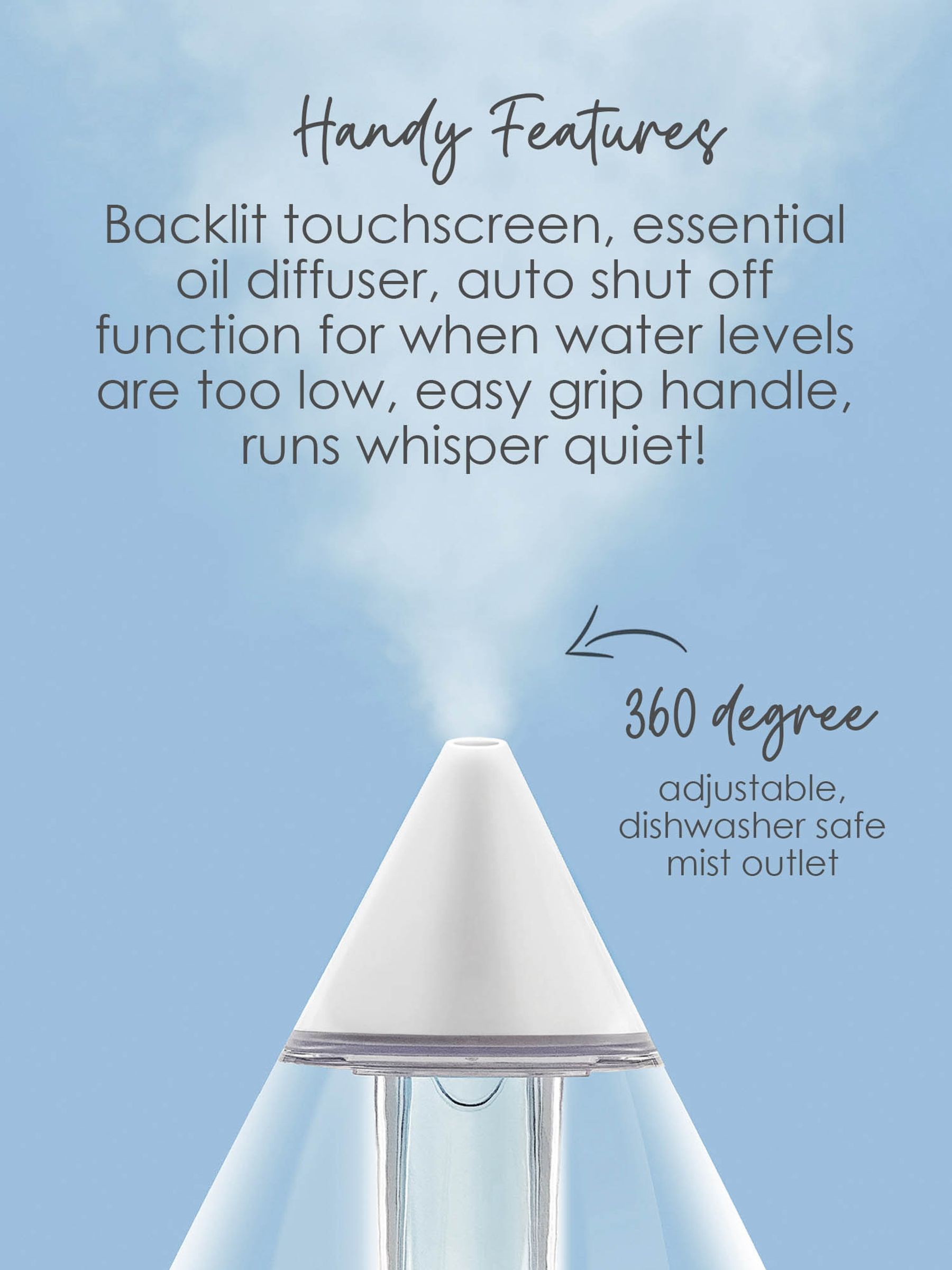 Crane 4-in-1 Top Fill Humidifier with Sound Machine - Image 4 of 8
