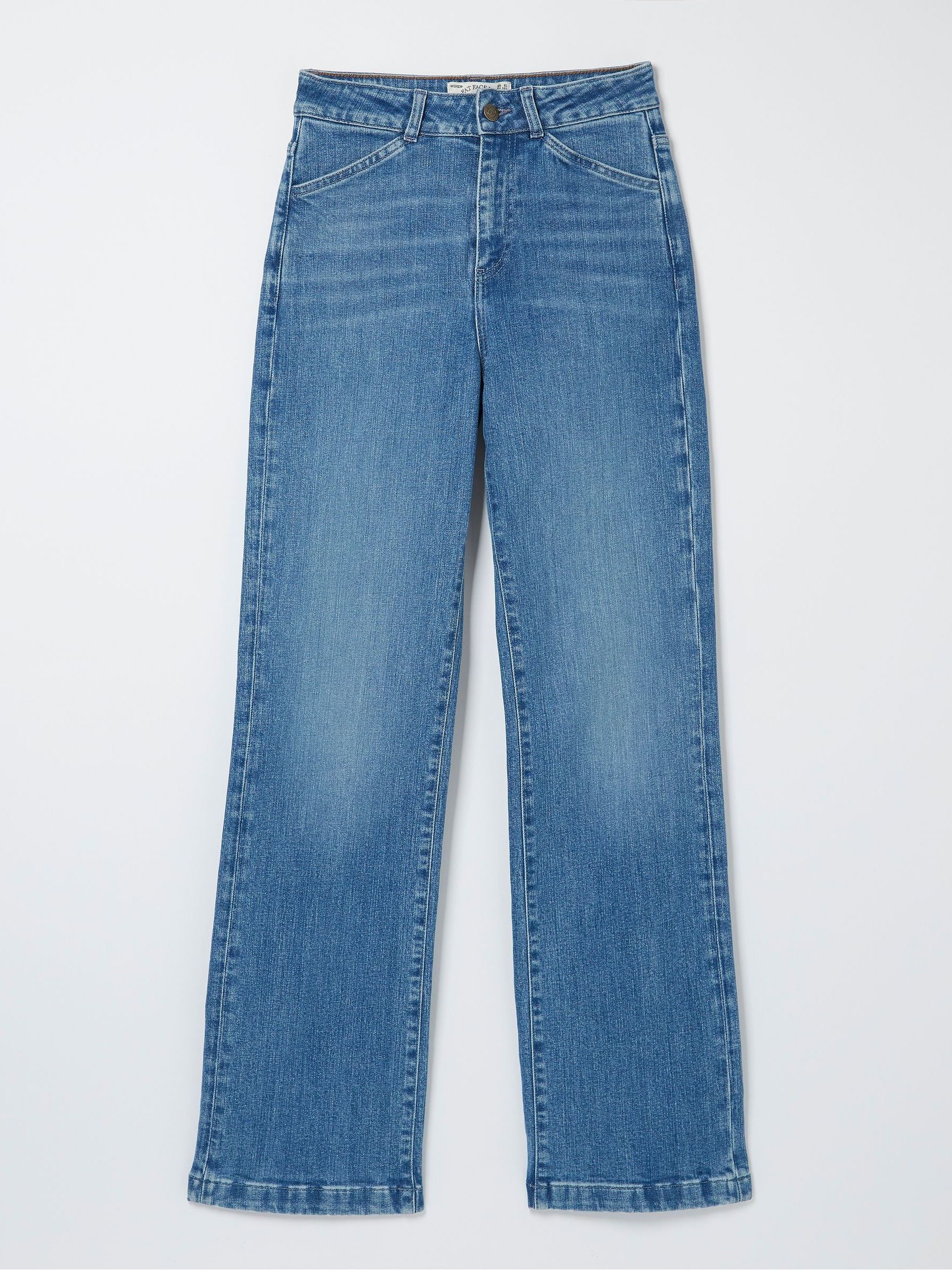 Blue Elise Wide Leg Jeans - Image 4 of 4