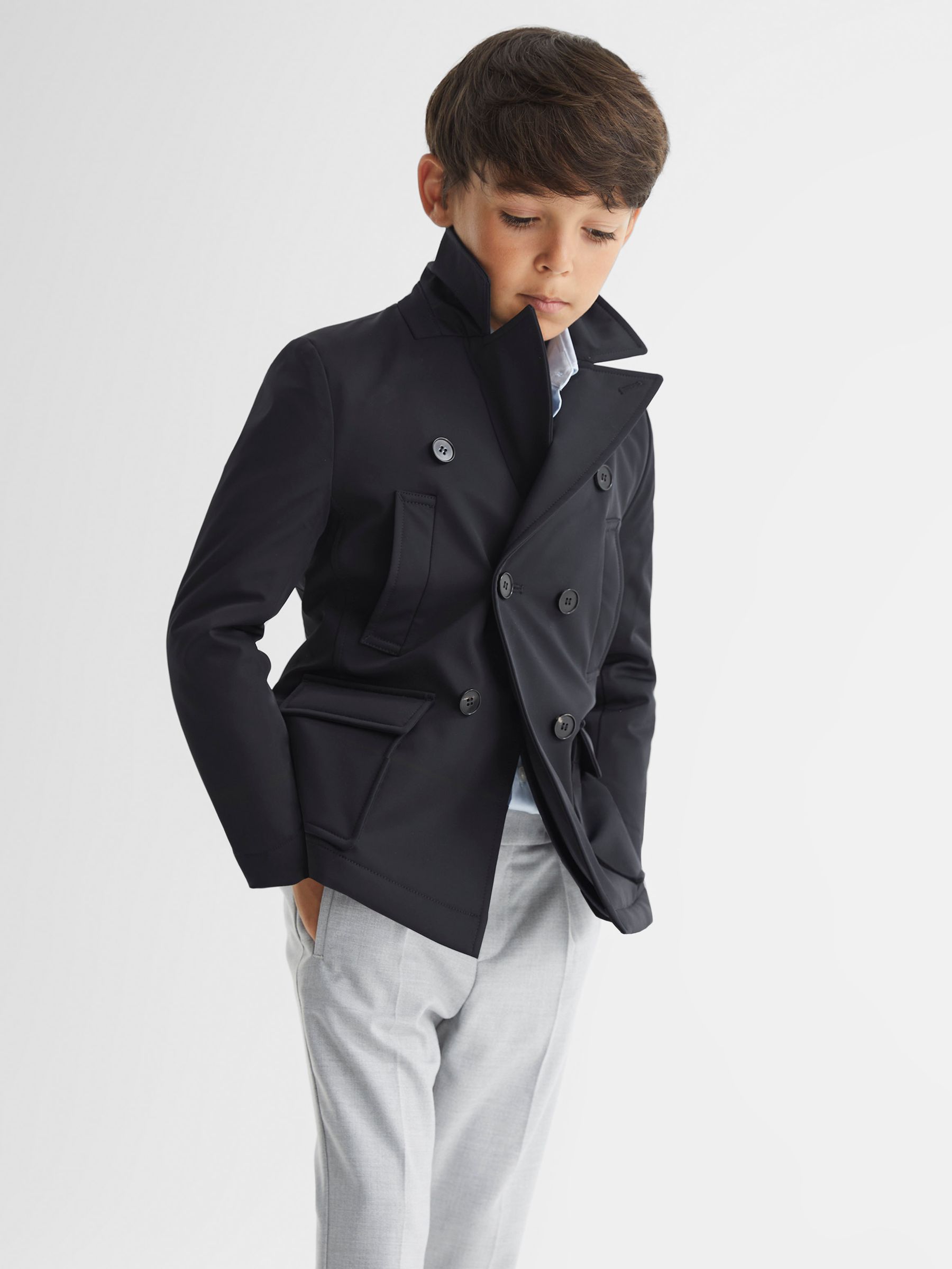 Senior Technical Peacoat in Navy - Image 7 of 8