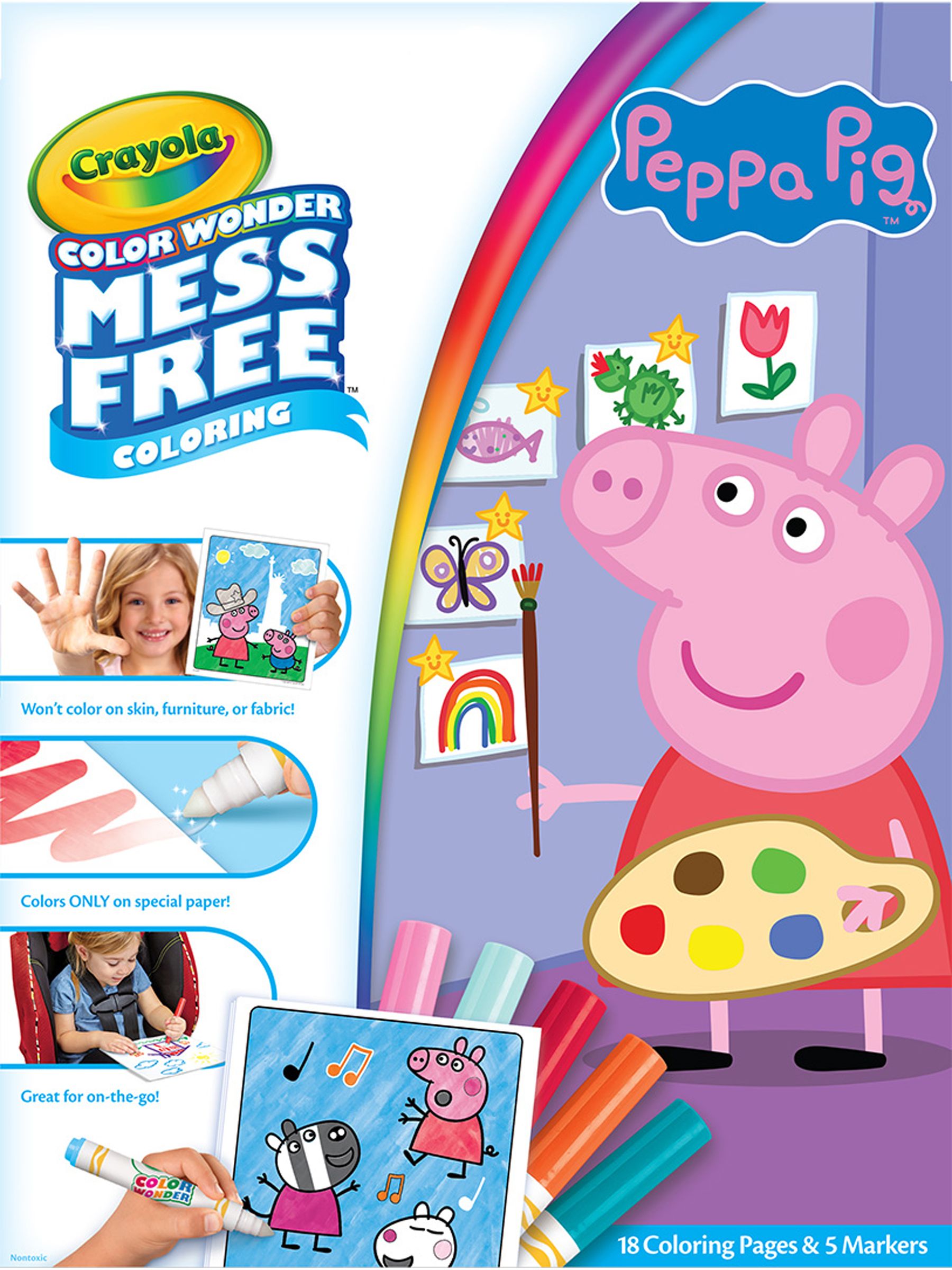 Crayola Peppa Pig Colour Wonder - Image 1 of 2