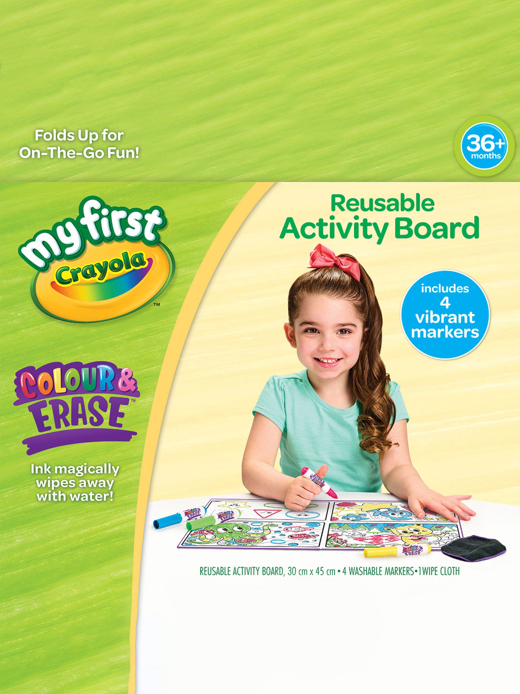 Crayola Colour n Erase Reusable Activity Board - Image 1 of 1